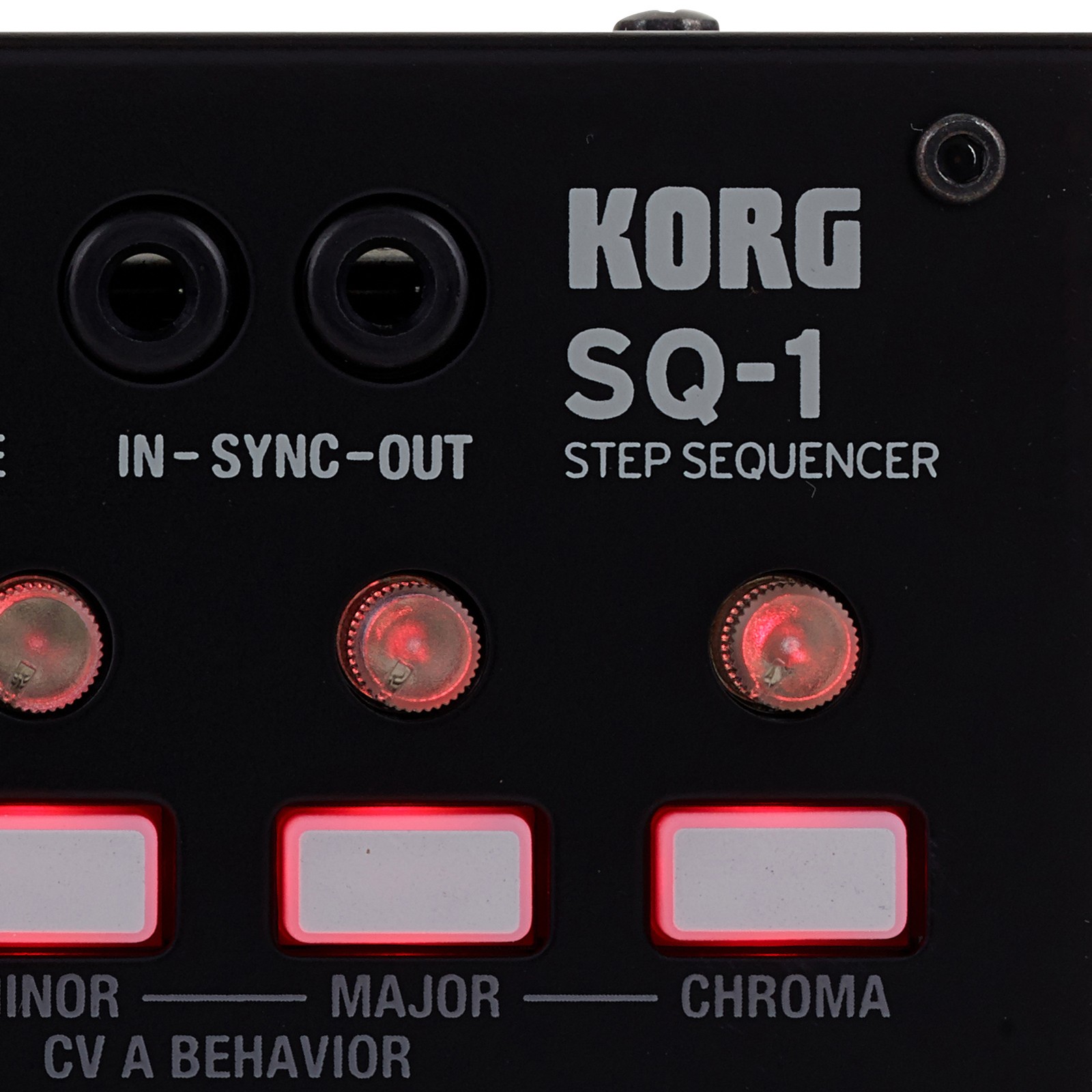 Detailansicht des Korg SQ-1 2x8 Step Sequenzer