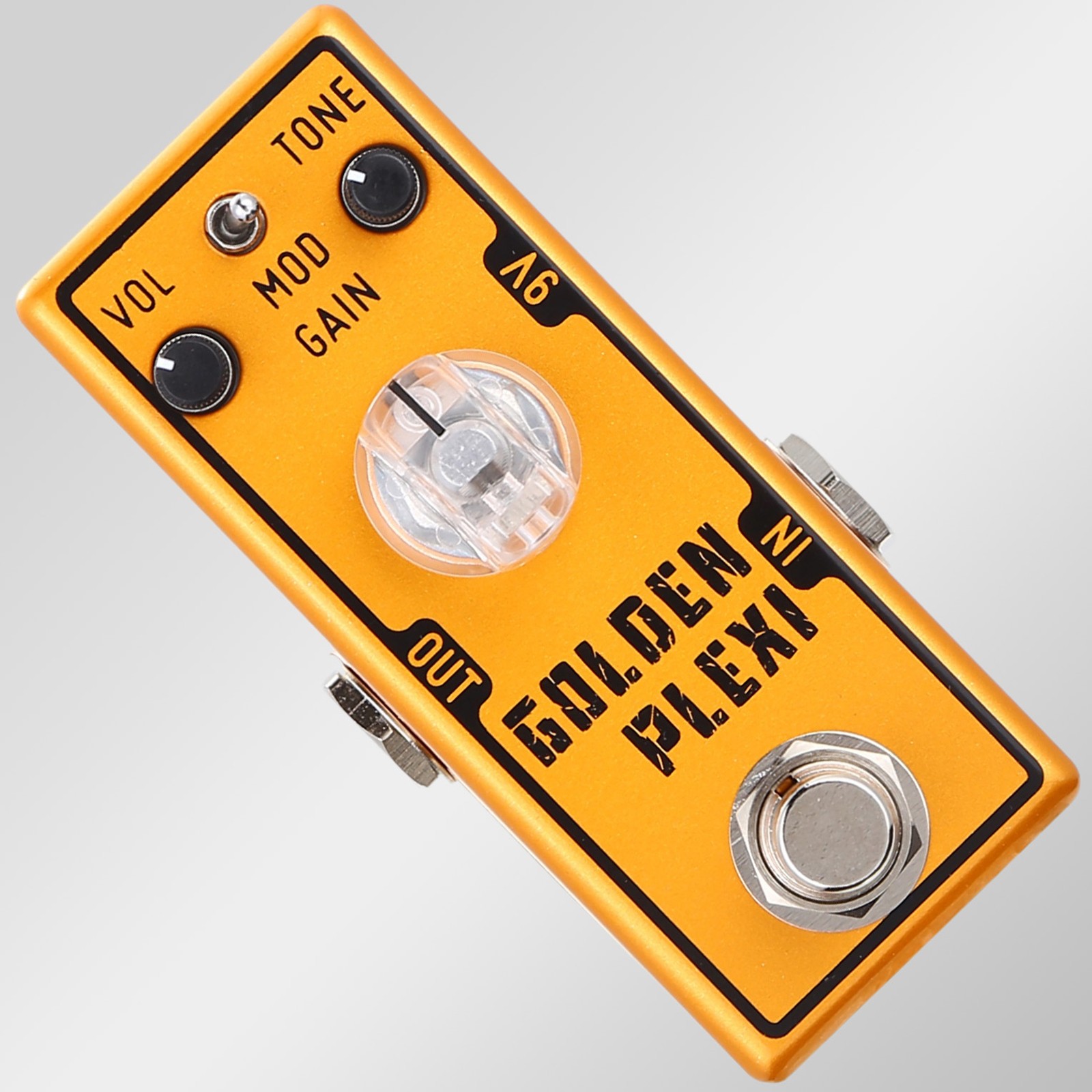 Tone City Golden Plexi V3 distortion pedal, front view