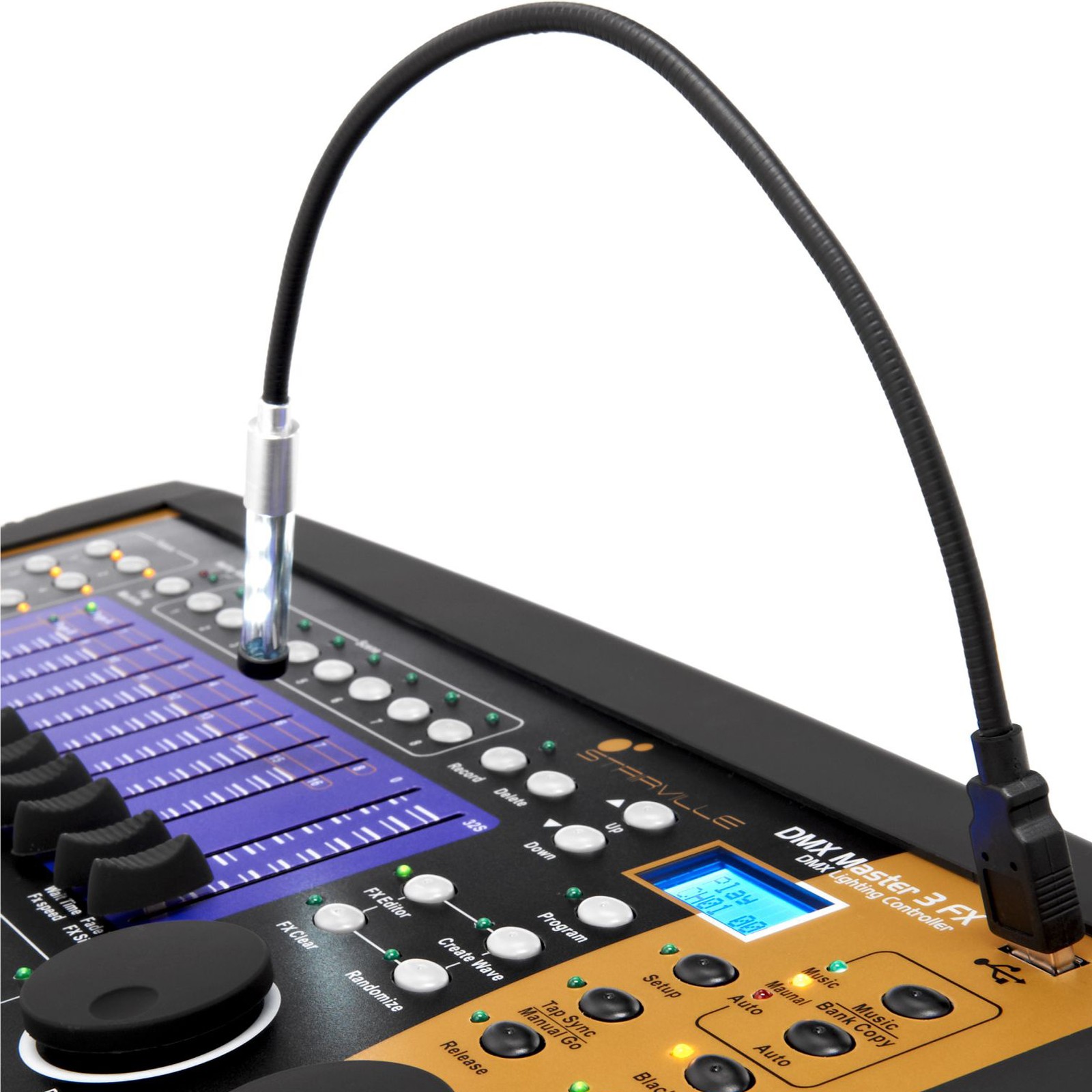 USB-Lampe am Stairville DMX Master 3 FX