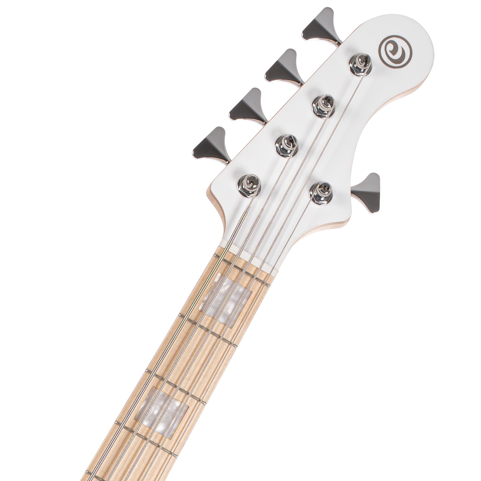 Cort Elrick NJS5 bass guitar White – Kopfplatte