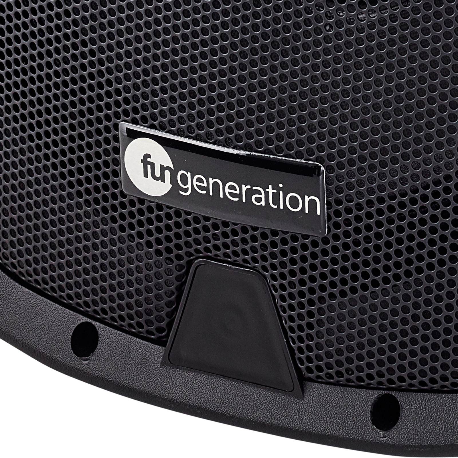 Herstellerlogo an der aktiven Fun Generation PL 110 A 2-Wege-Box