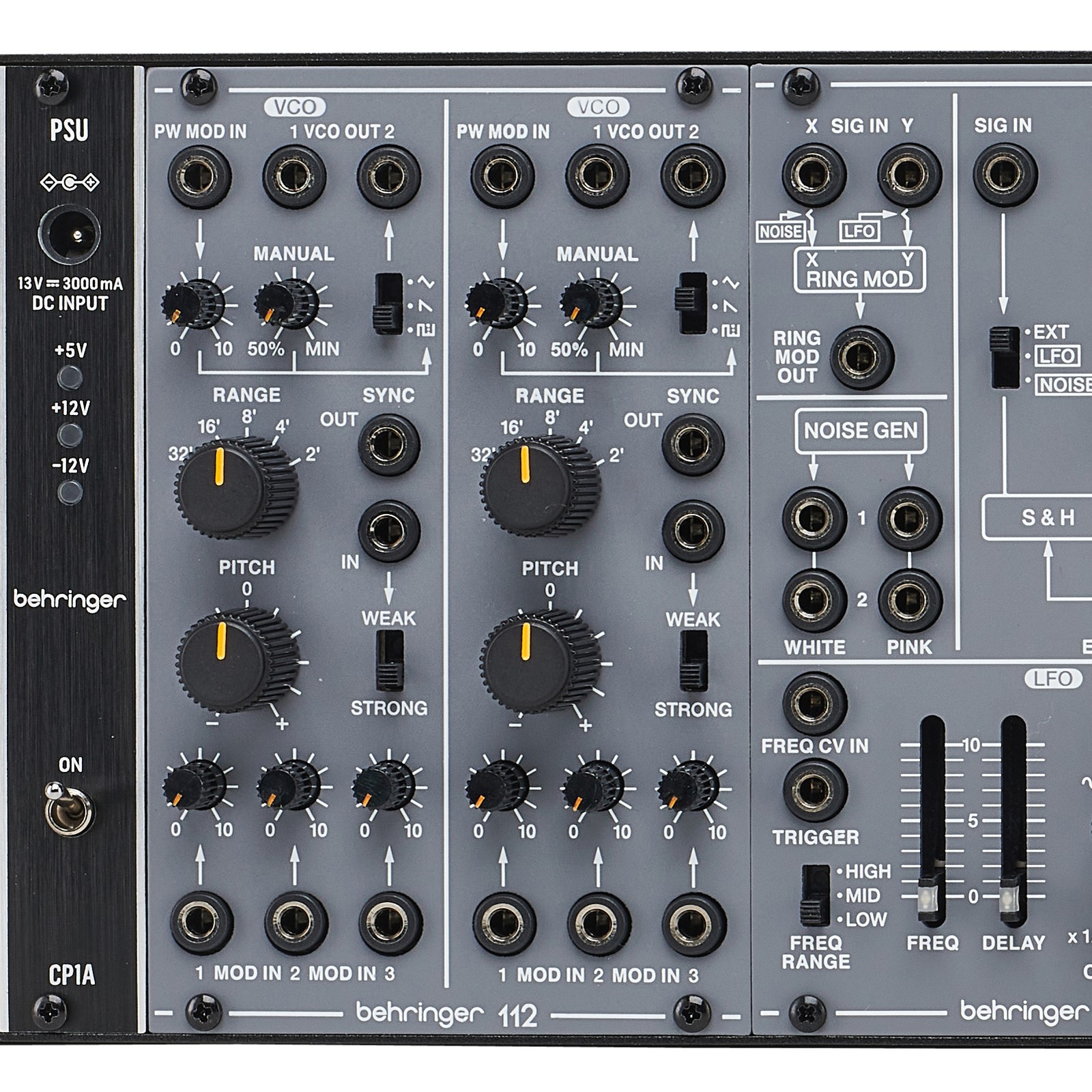 Detail des Behringer 140 Dual Envelope/LFO Eurorack Modul