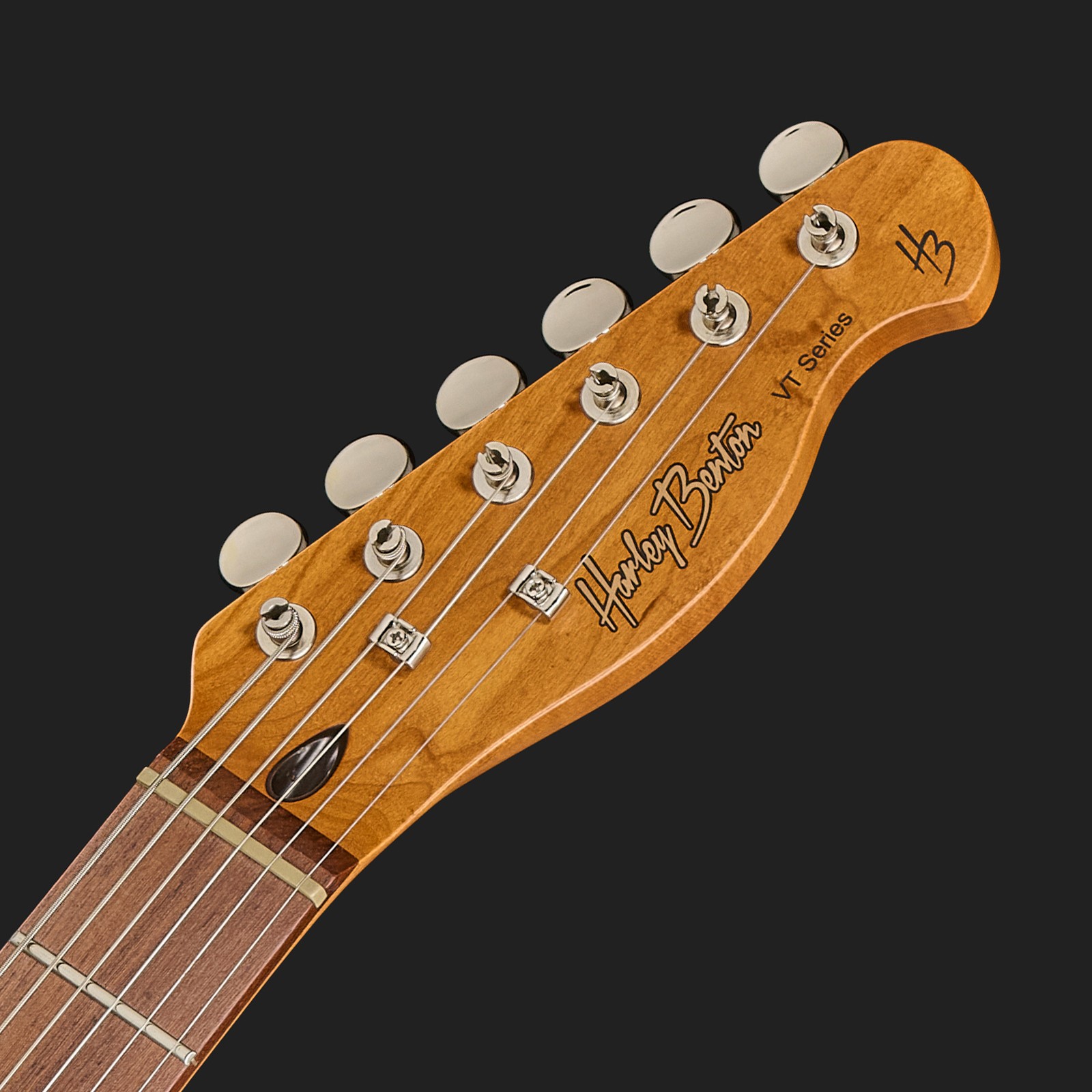 Kopfplatte der Harley Benton TE-62DB CAR