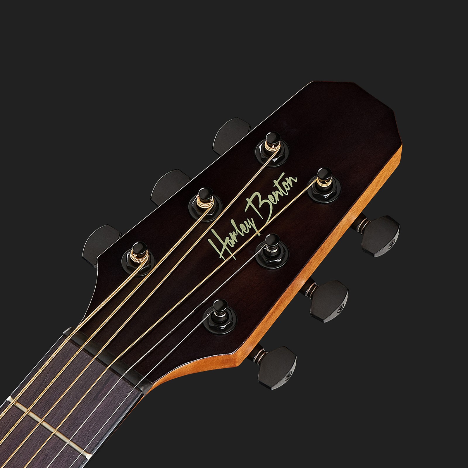 Harley Benton Westerngitarre Kopfplatte