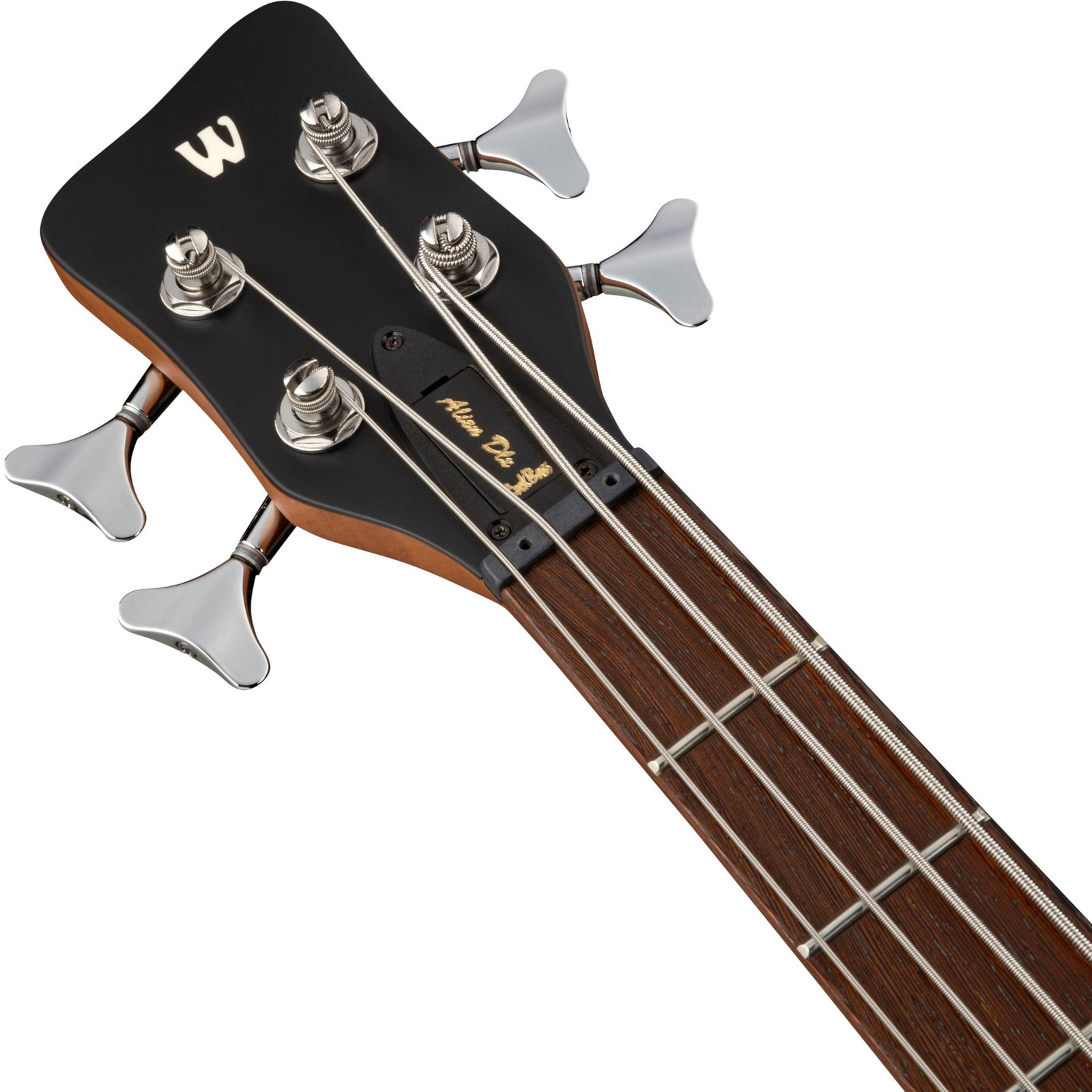 Kopfplatte des Warwick Alien Deluxe Hybrid 4 LH NT