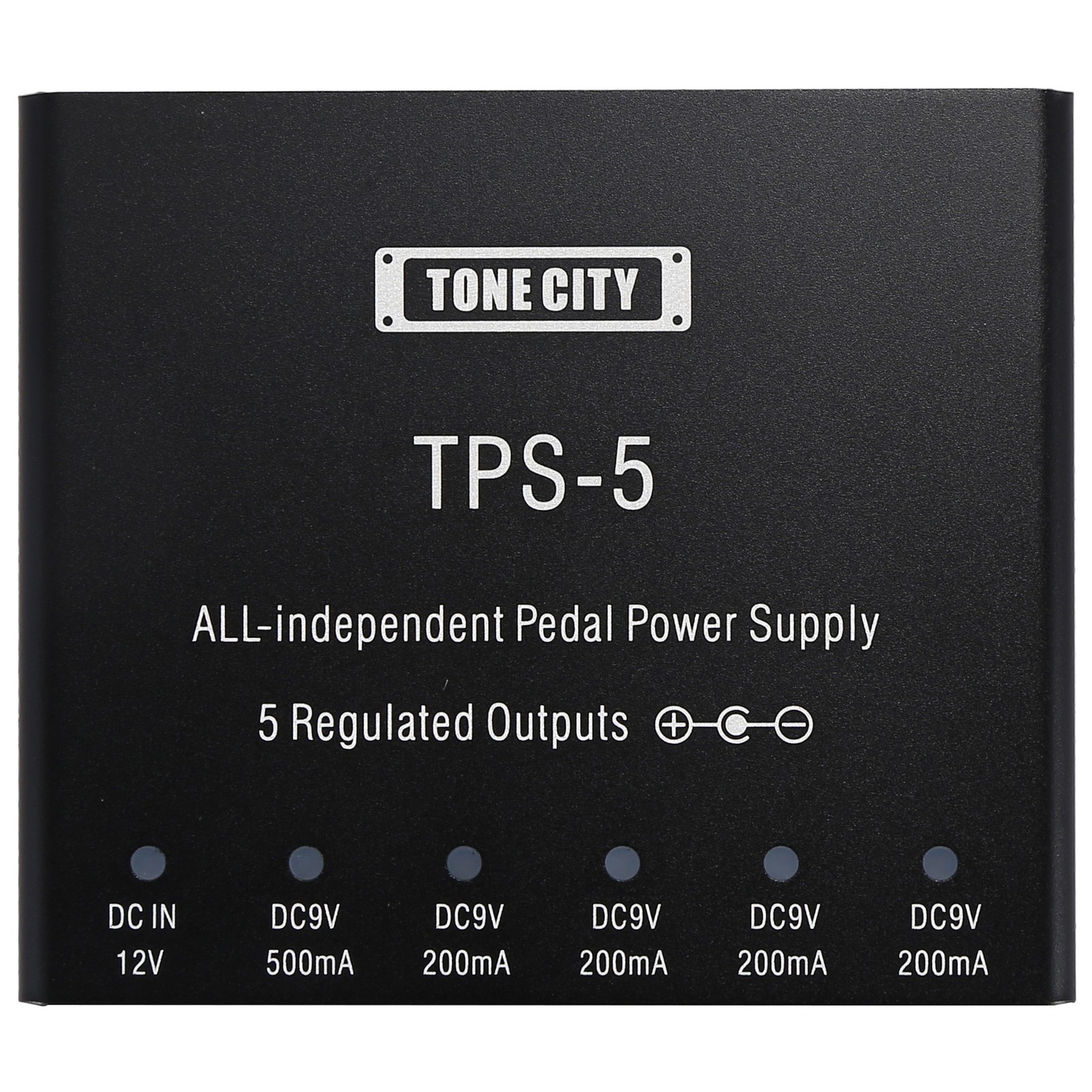 gehäuseoberseite des Tone City TPS-05 - Multi Power Supply