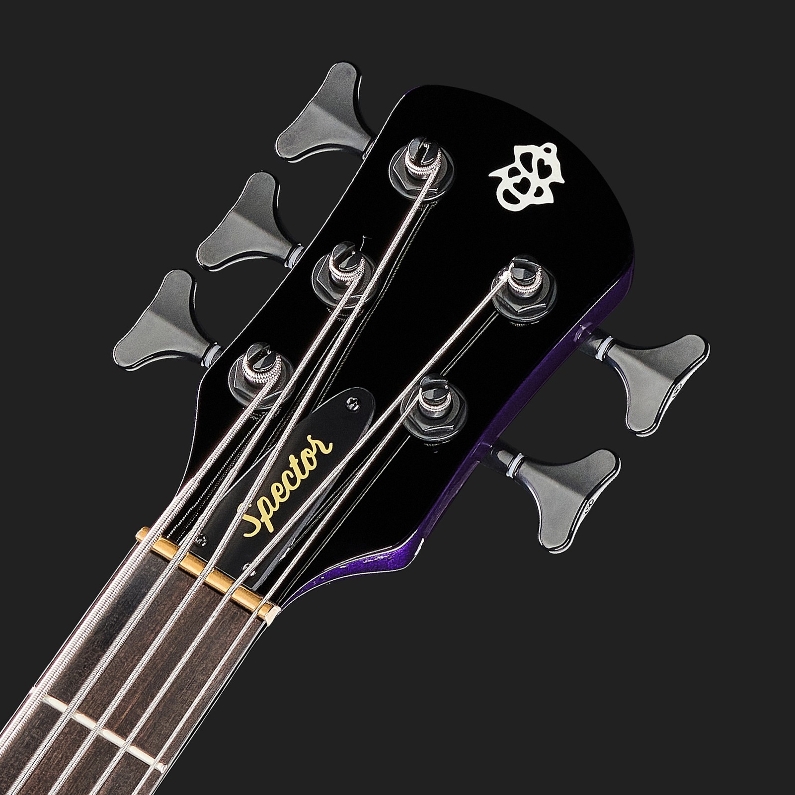 Kopfplatte des Spector NS Ethos HP 5 Plum Crazy 5-Saiter E-Bass