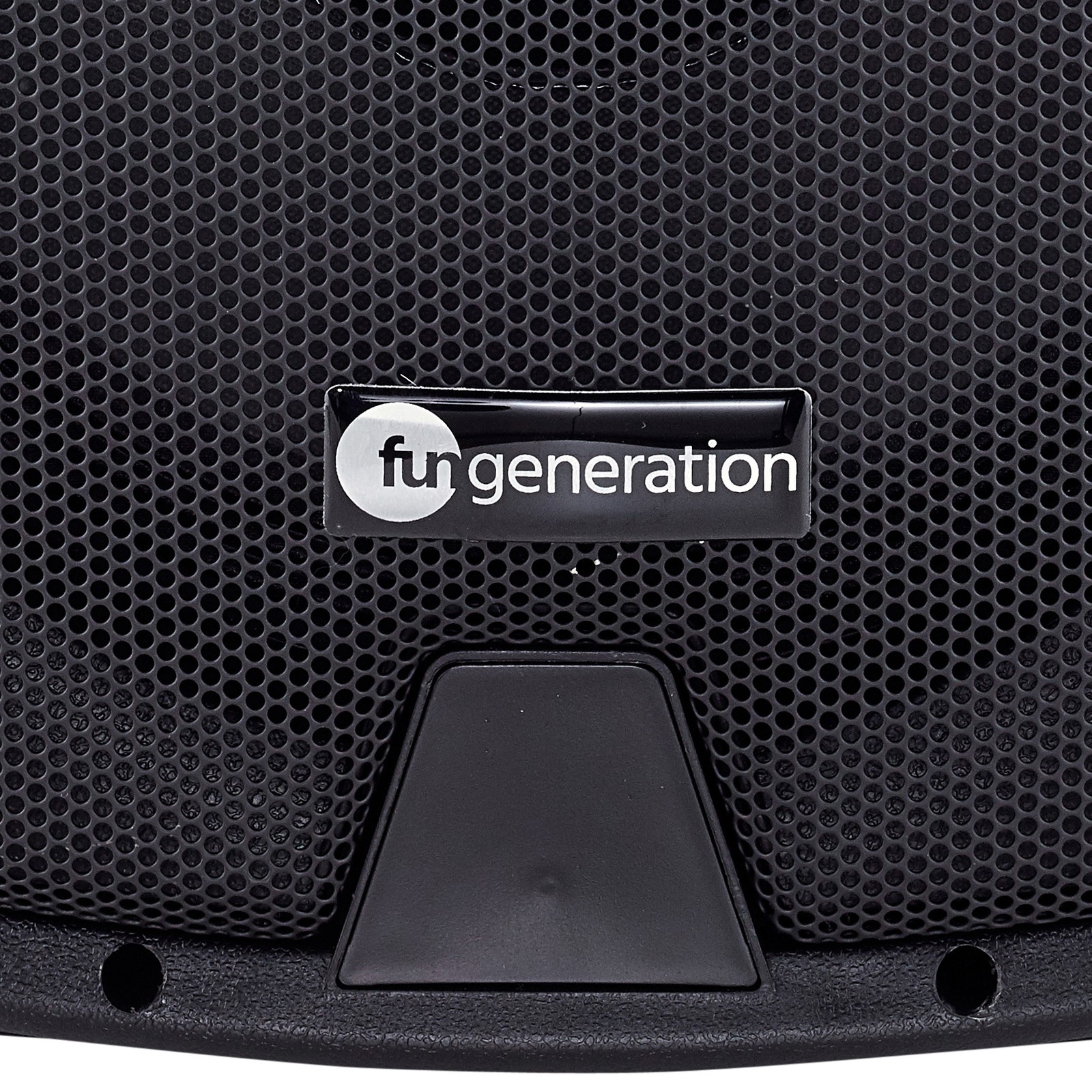 Fun Generation Logo an der PL 112 A 2-Wege-Box