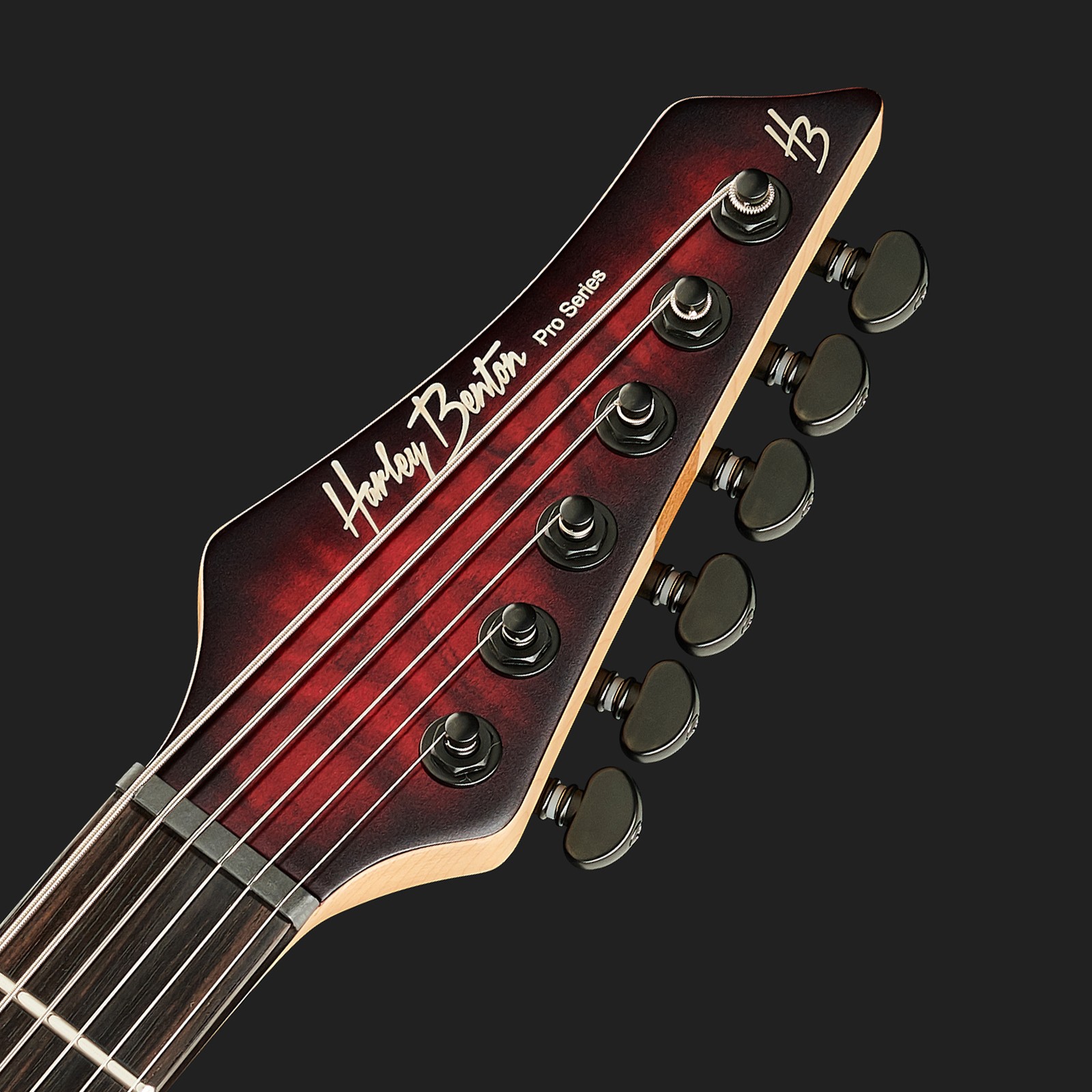 Harley Benton Kopfplatte im Reversed Headstock Style