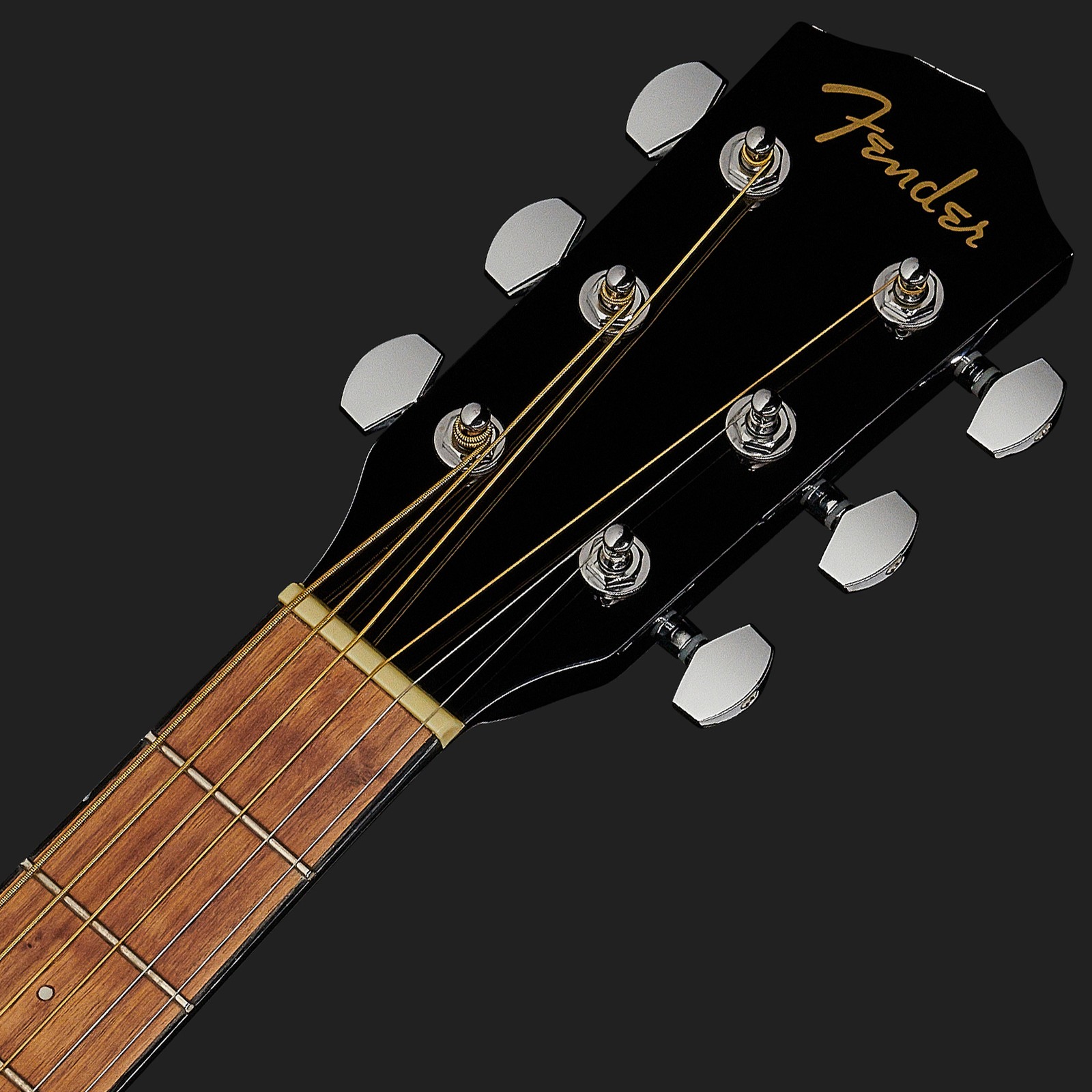 Fender acoustique noir