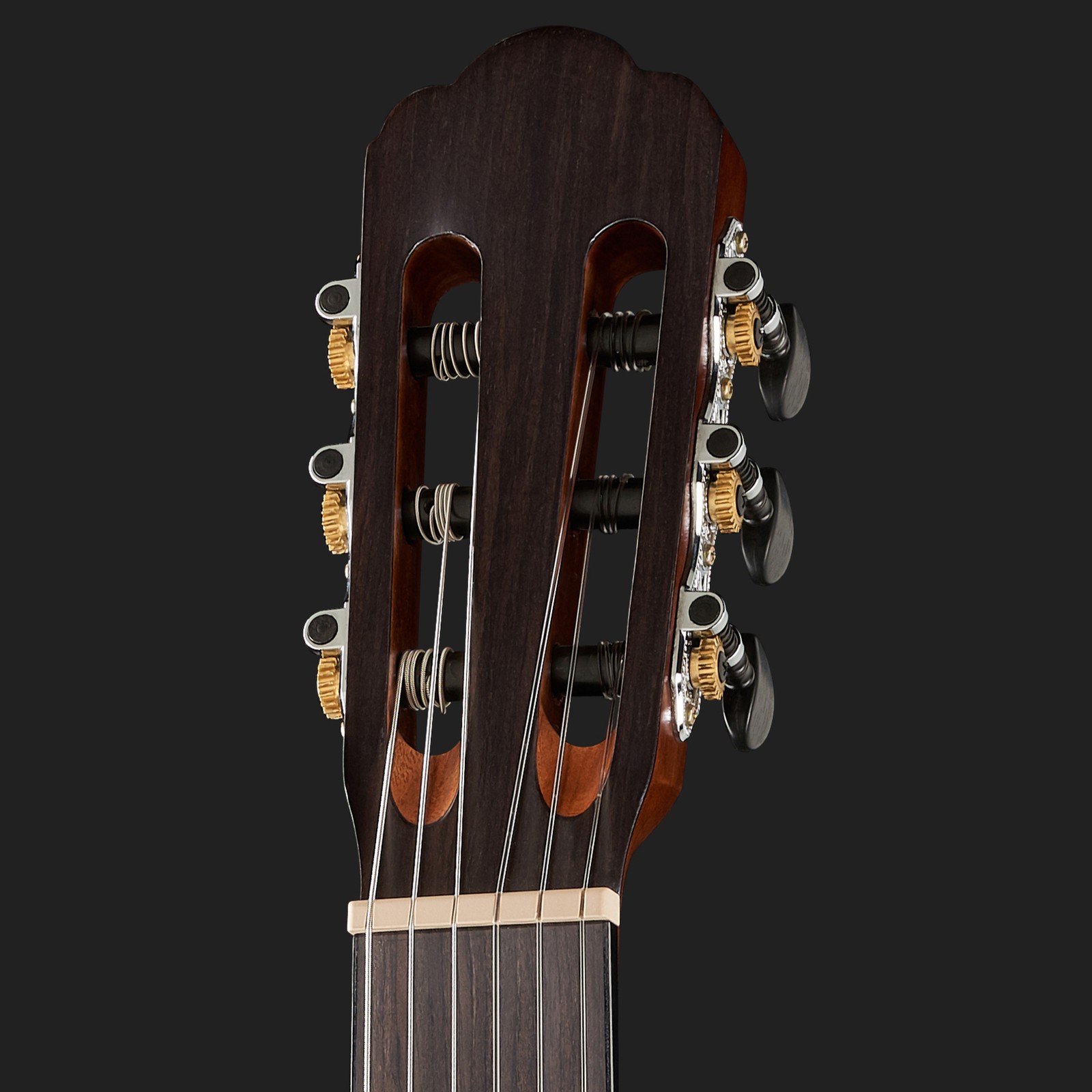 Kopfplatte der La Mancha Romero Granito 32-AB Konzertgitarre 4/4