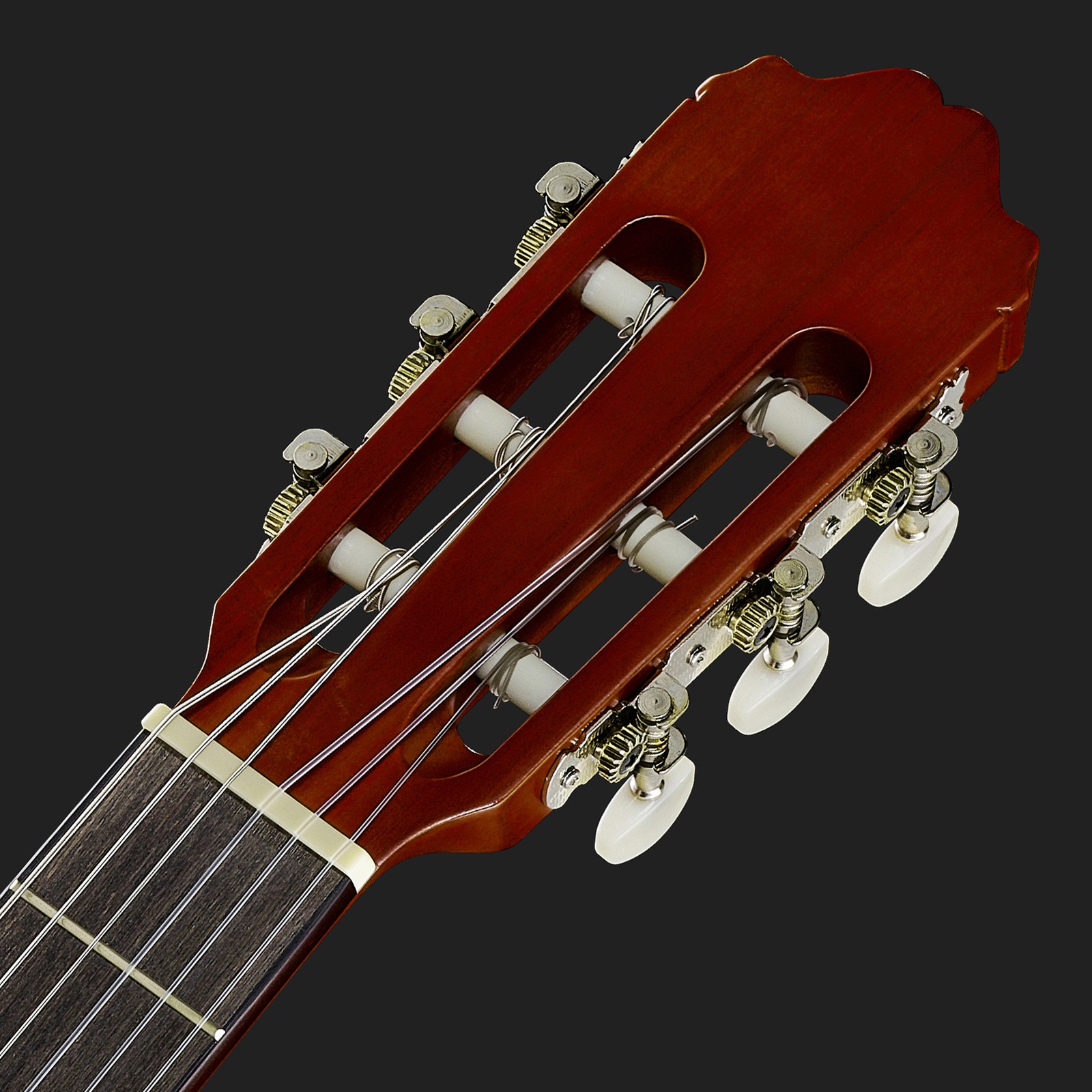 Kopfplatte der Startone CG-851 7/8 Konzertgitarre