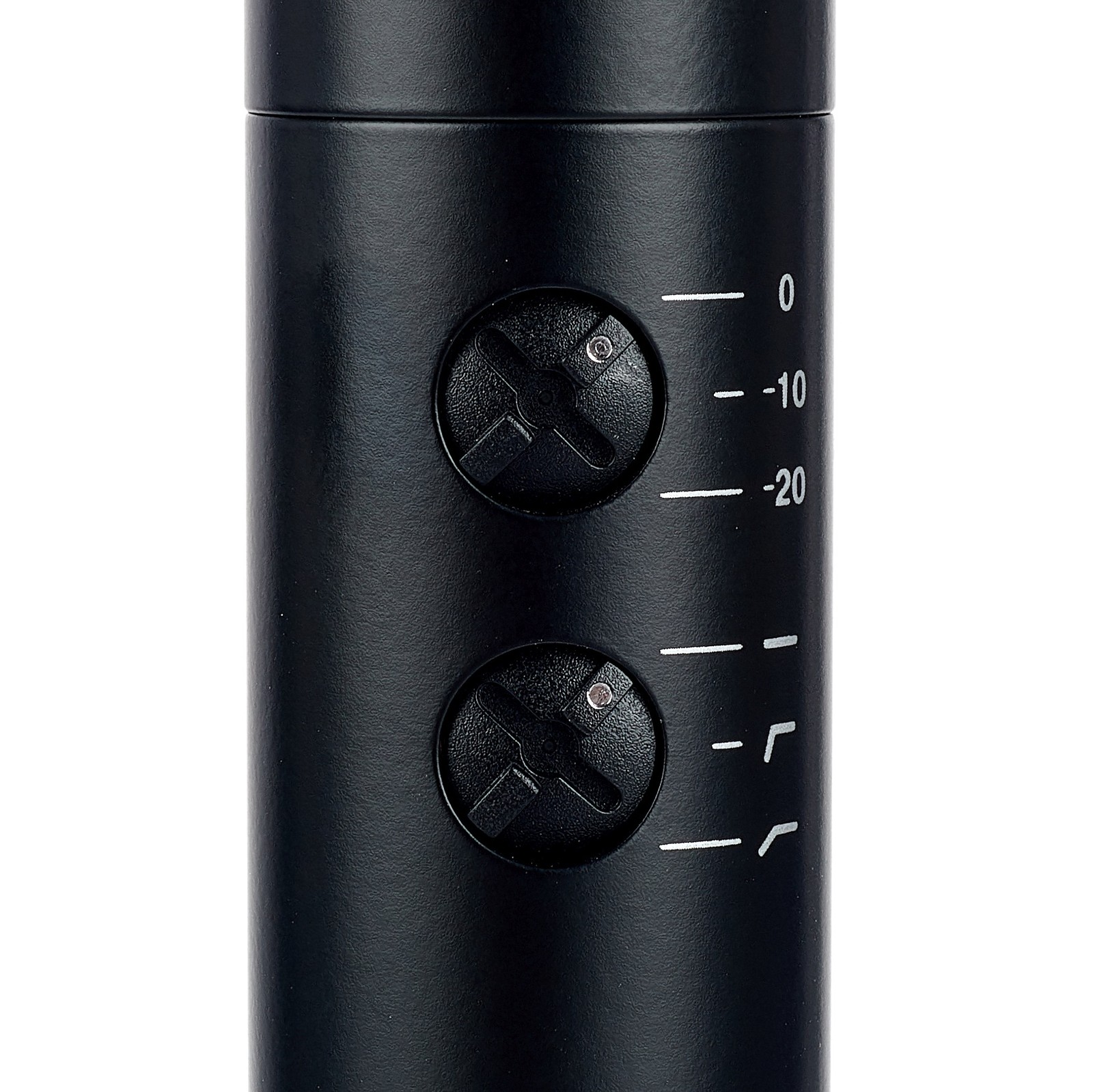 Kleinmembran Kondensatormikrofon Einstellungen für Low-Cut und Pegelabsenkung