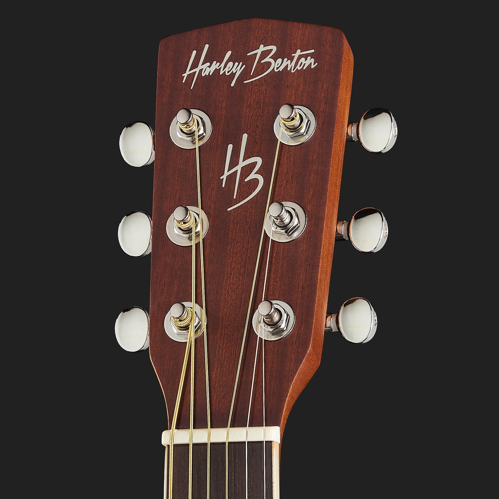 Harley Benton Traveler-Steel Kopfplatte Logo