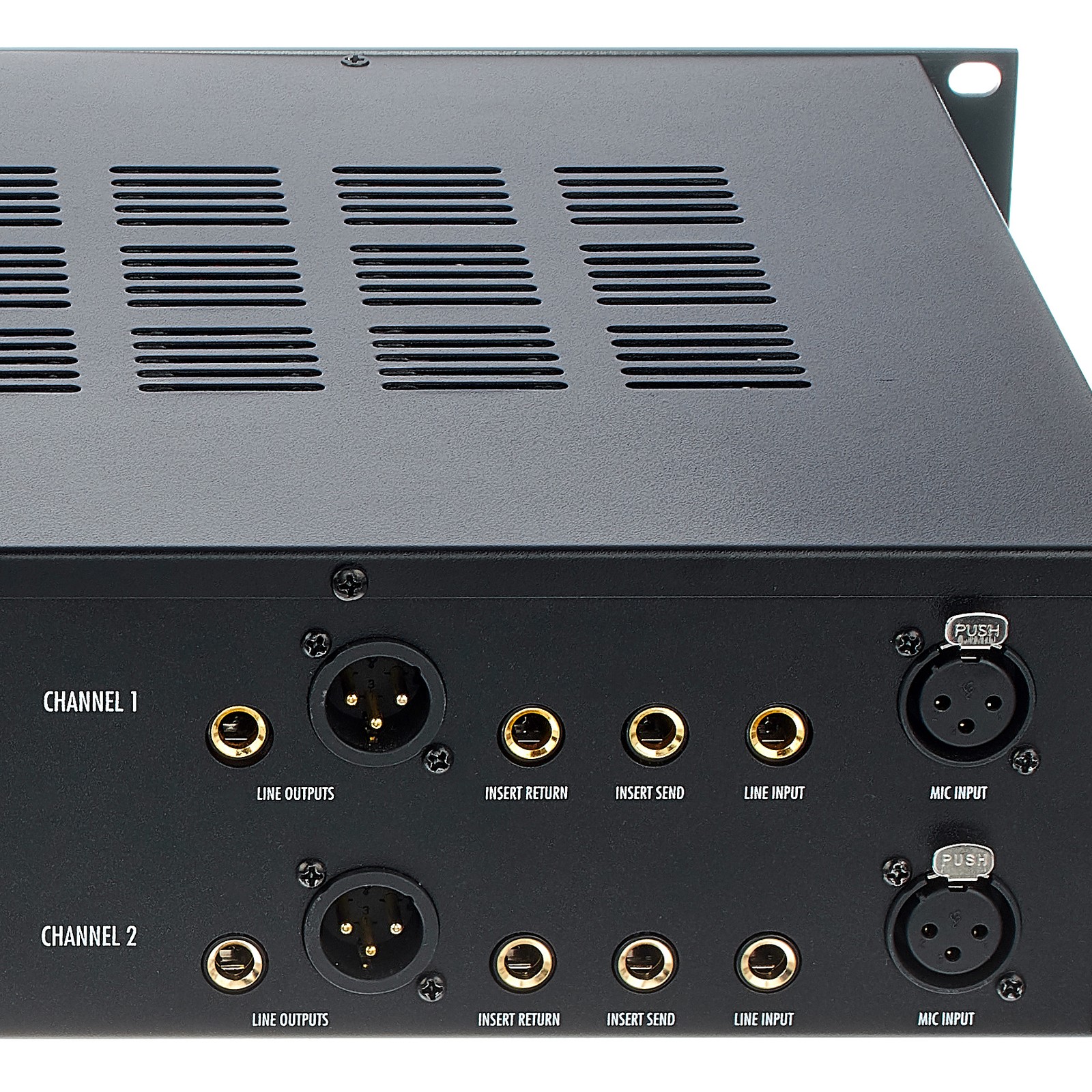 Anschlüsse am Warm Audio WA273-EQ 2-Kanal Mikrofonvorverstärker im britischen 1073-Stil mit Equalizer