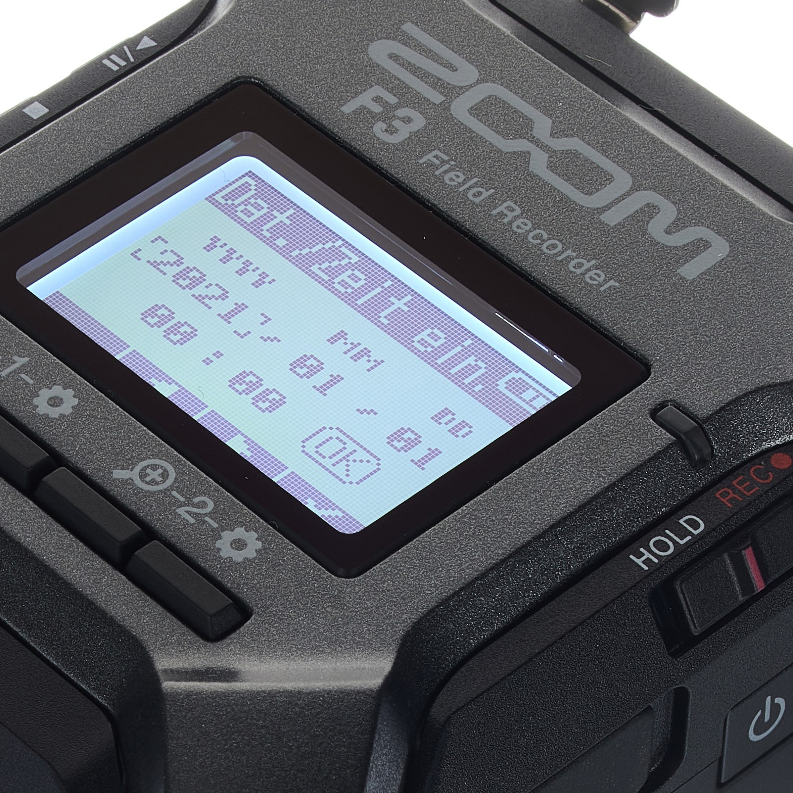 Zoom F3 Field-Rekorder Display