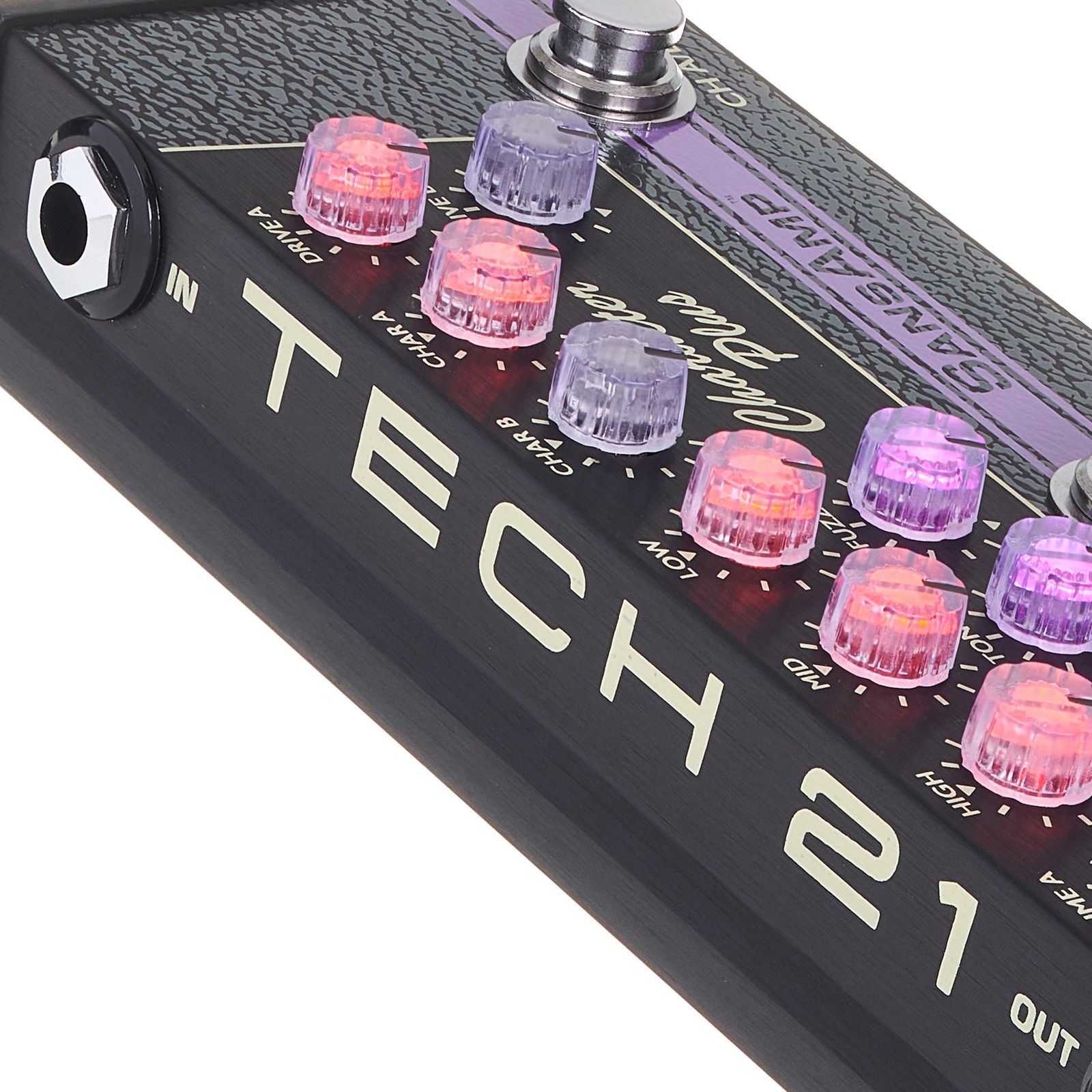 Tech 21 SansAmp Fuzzy Brit Rückseite