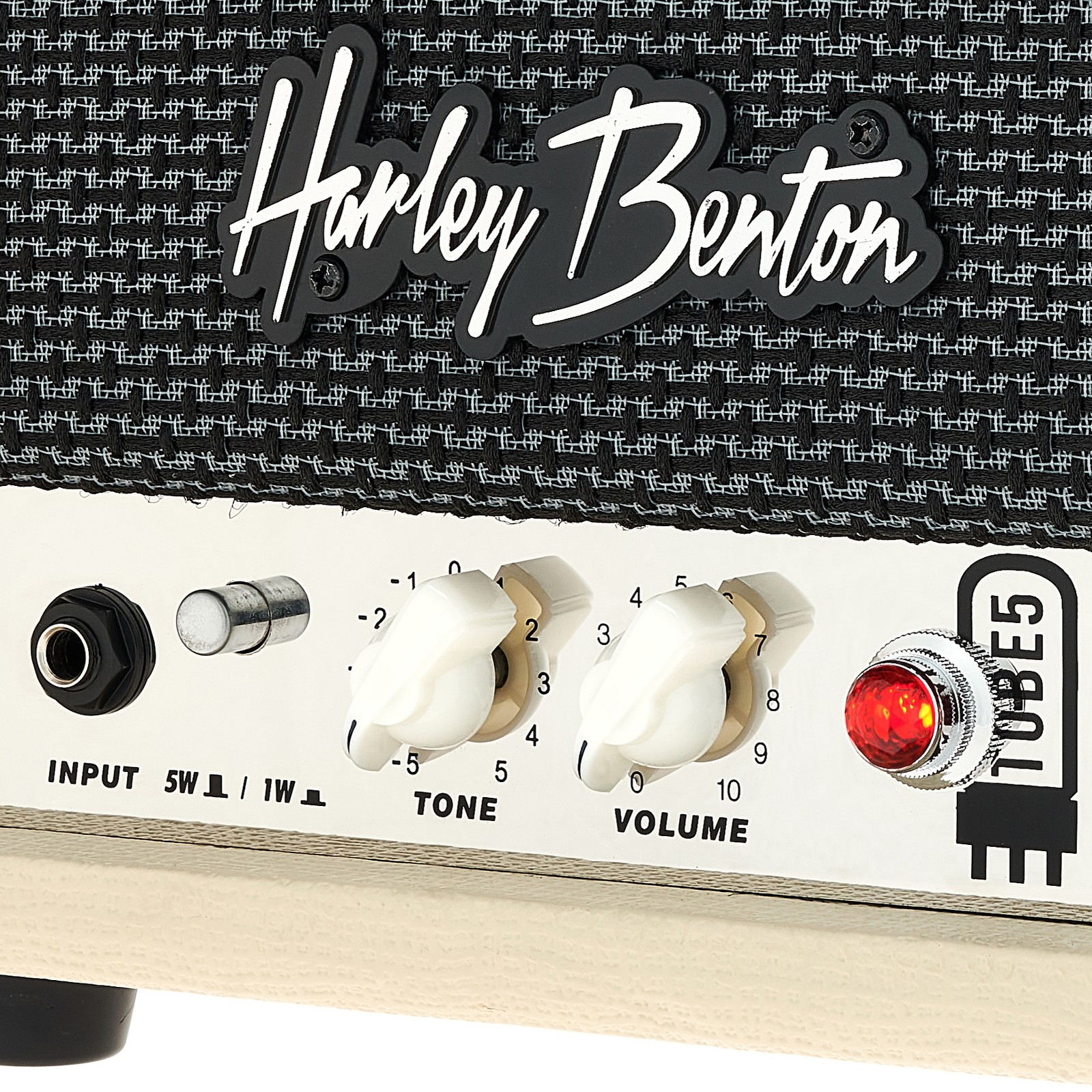 Harley Benton TUBE5 Head Frontseite mit Bedienelementen