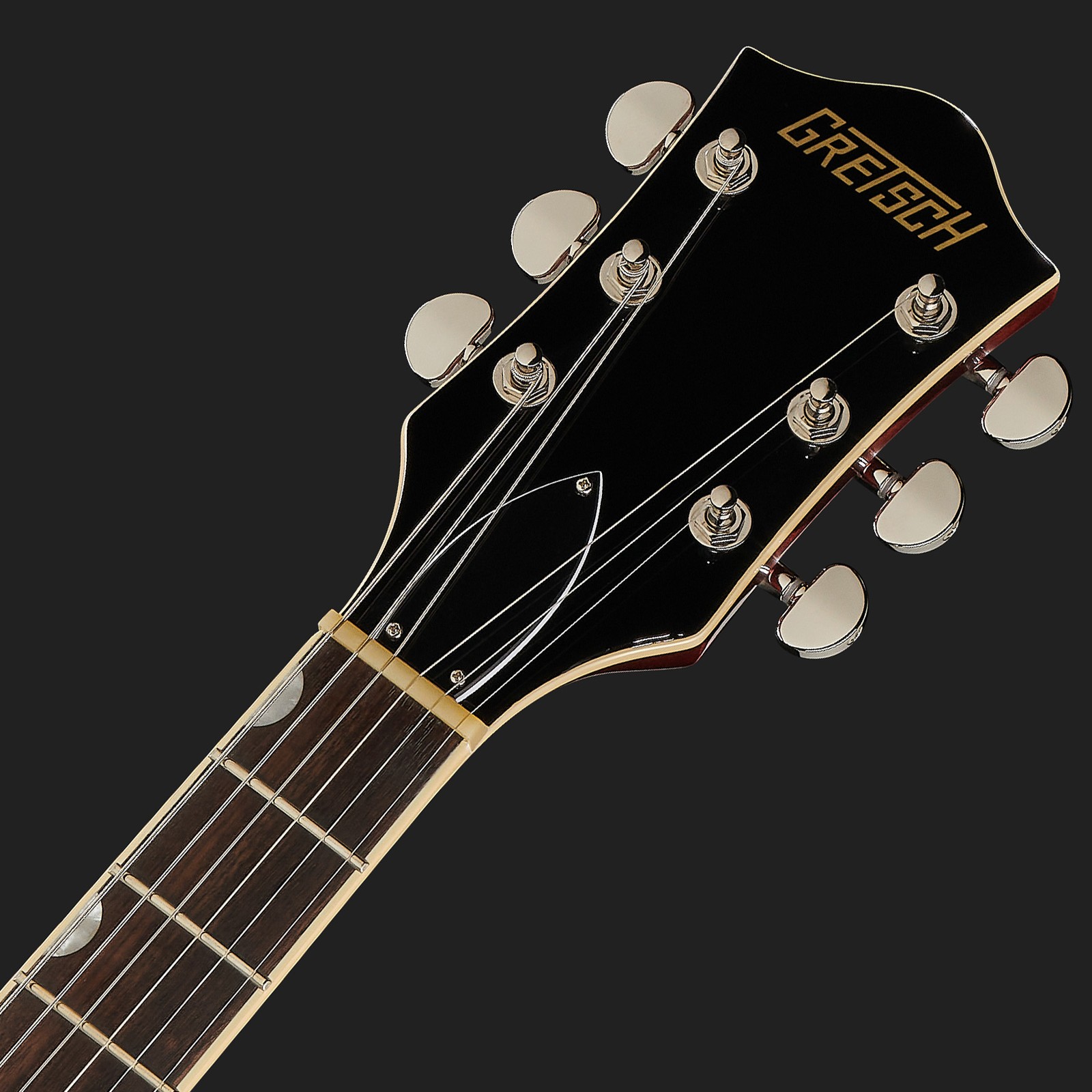Kopfplatte der Gretsch G2420T HB Streamliner E-Gitarre
