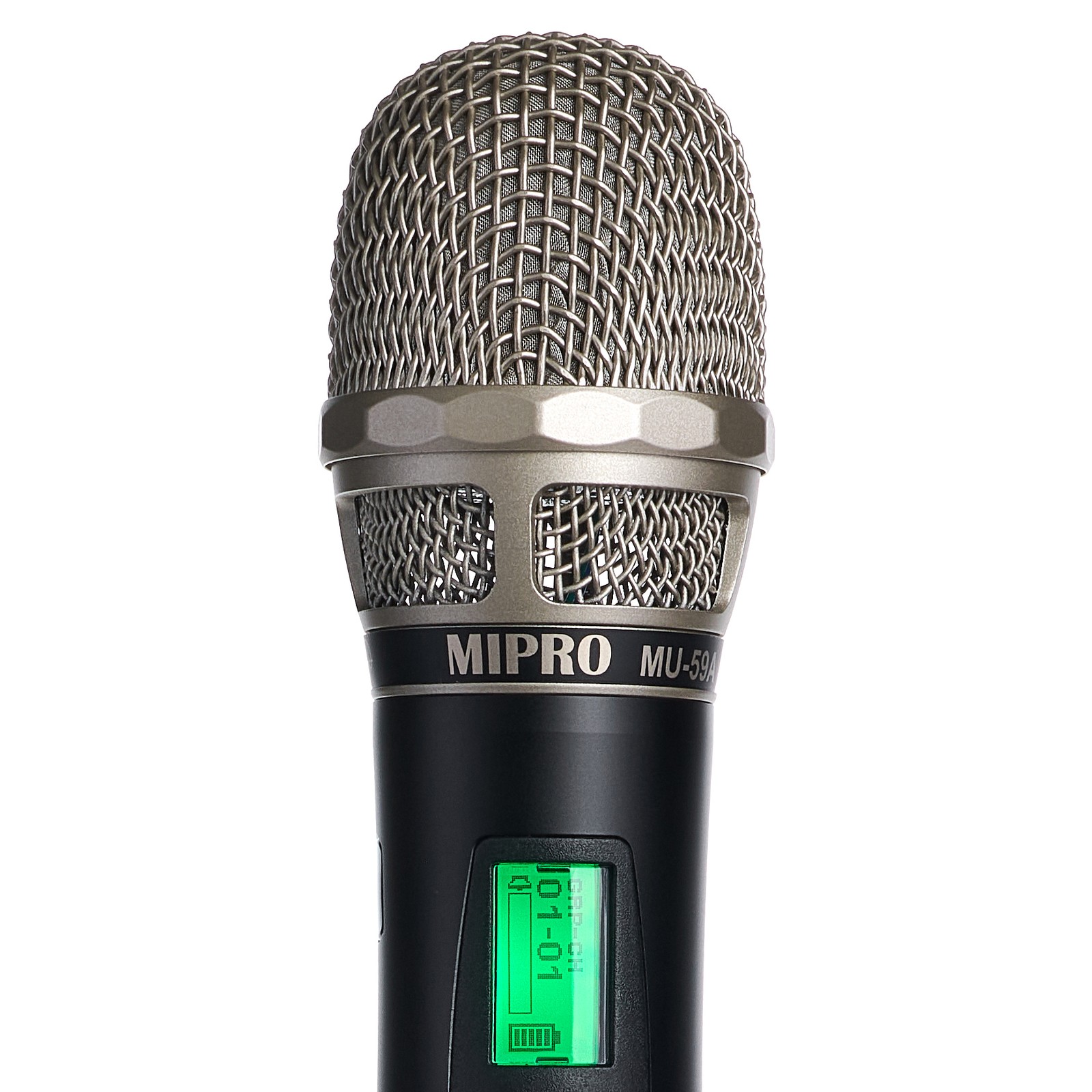 Korb und Display des Mipro ACT-800H-59 5UA Handsenders