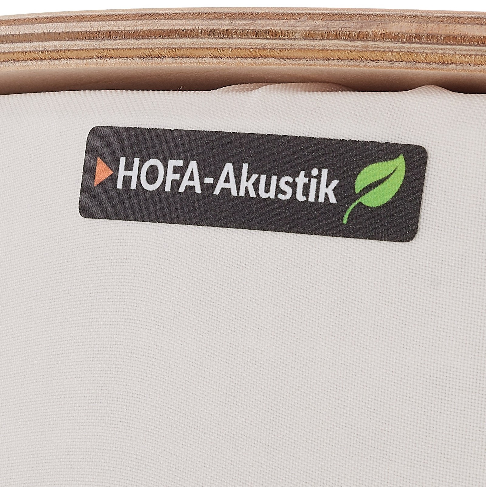 Hofa Akustik Logo an der Seite der Hofa Basstrap 104 White