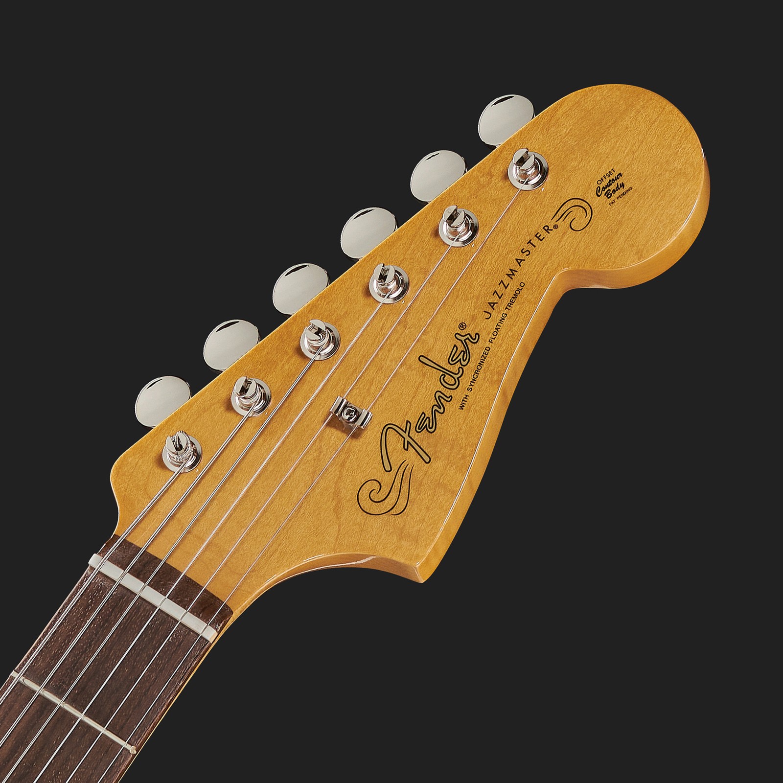 Fender Jazzmaster Kopfplatte und Hals mit Palisander Griffbrett