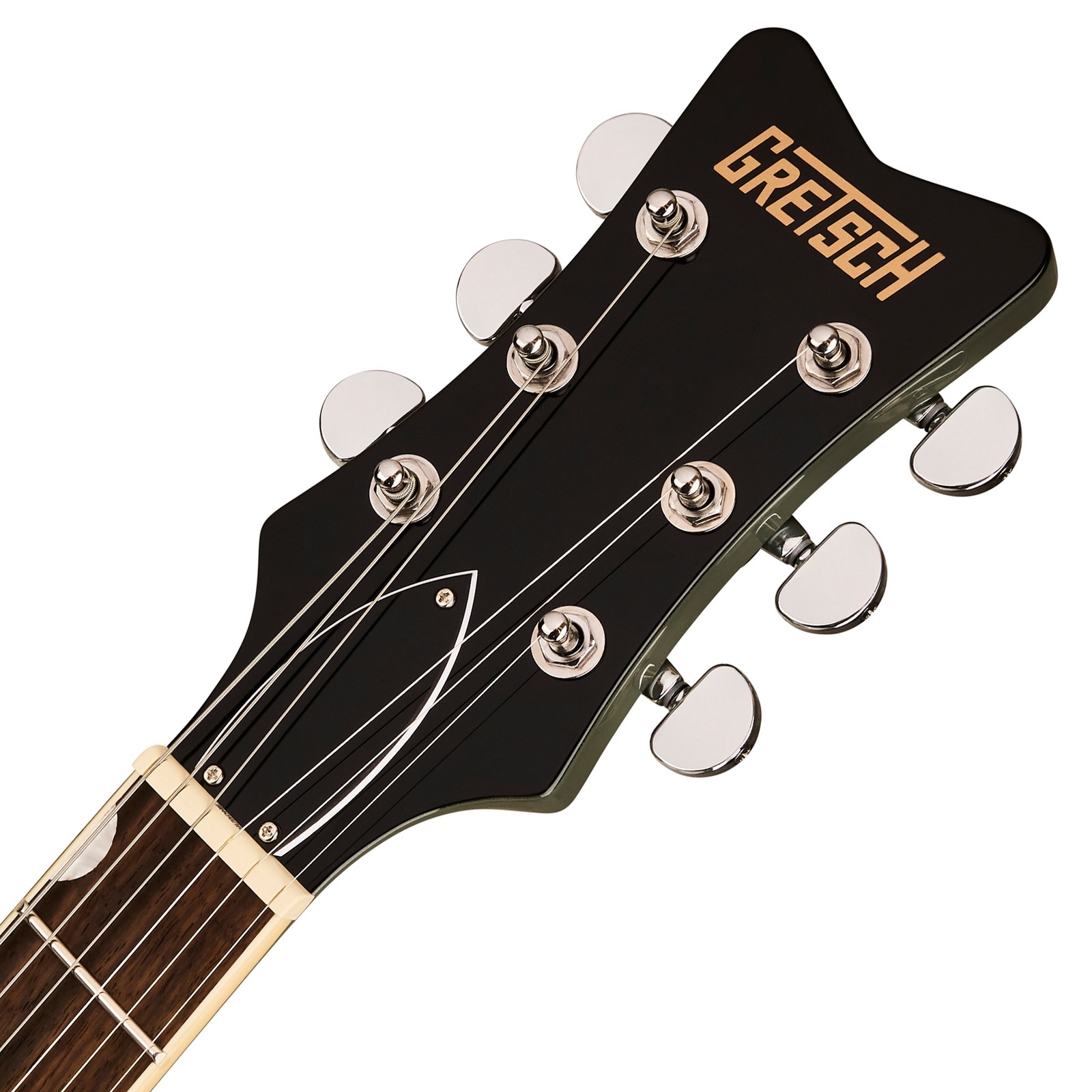 Kopfplatte der Gretsch STRML JET CLUB 1PU E-Gitarre