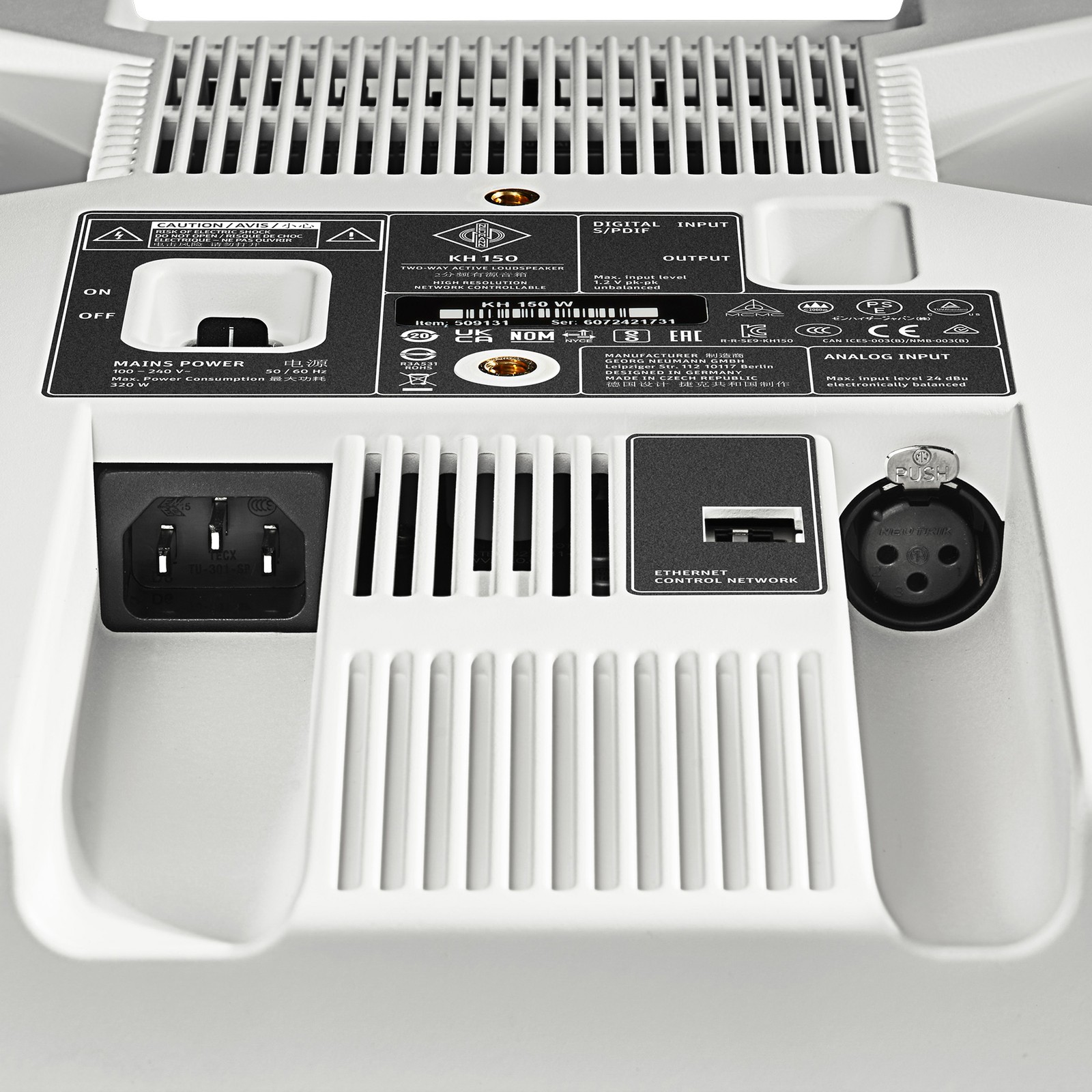 Neumann KH 150 2-Wege-Studiomonitor Bedienelemente