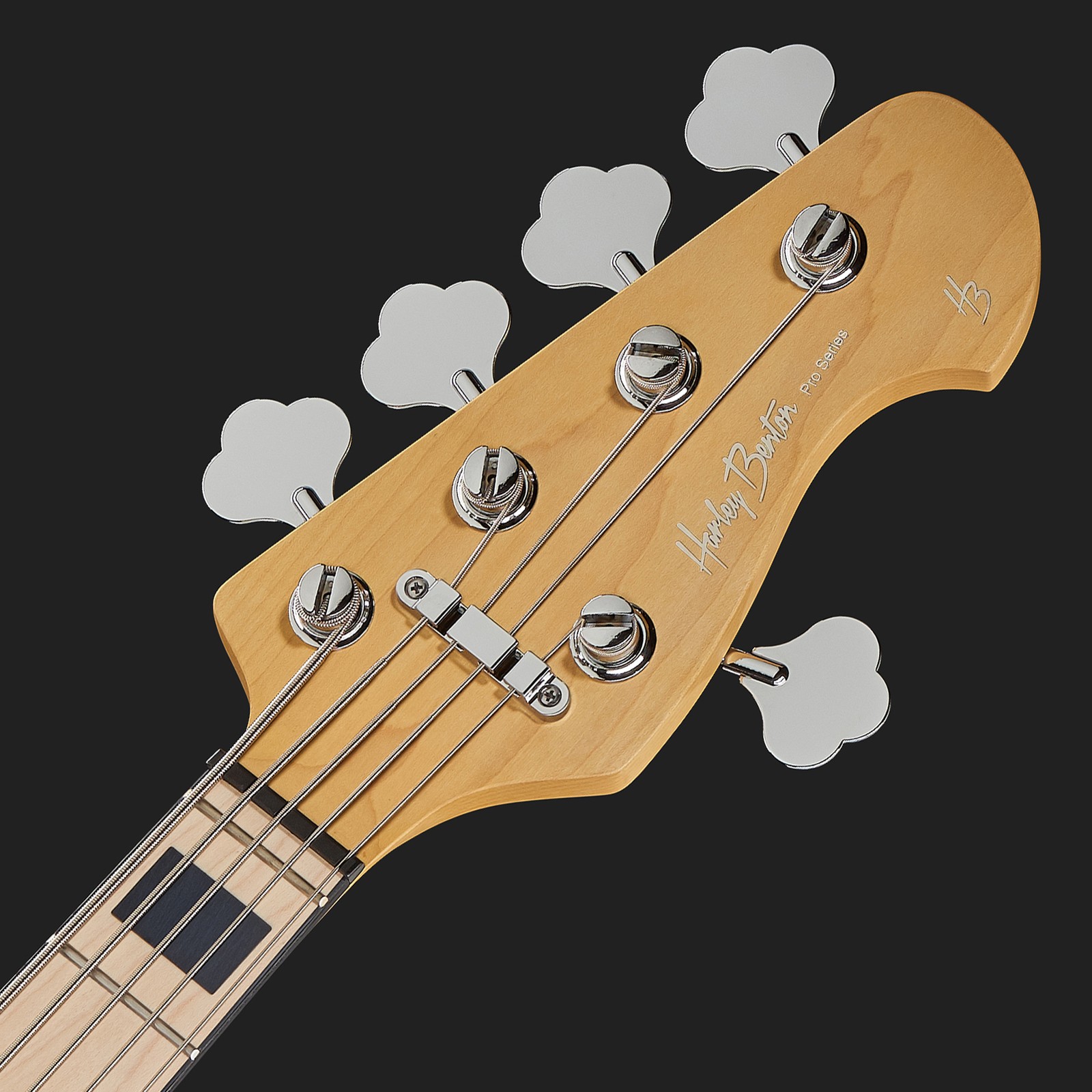 Kopfplatte des Harley Benton Enhanced MJ-5MN Natural 5-Saiter E-Bass