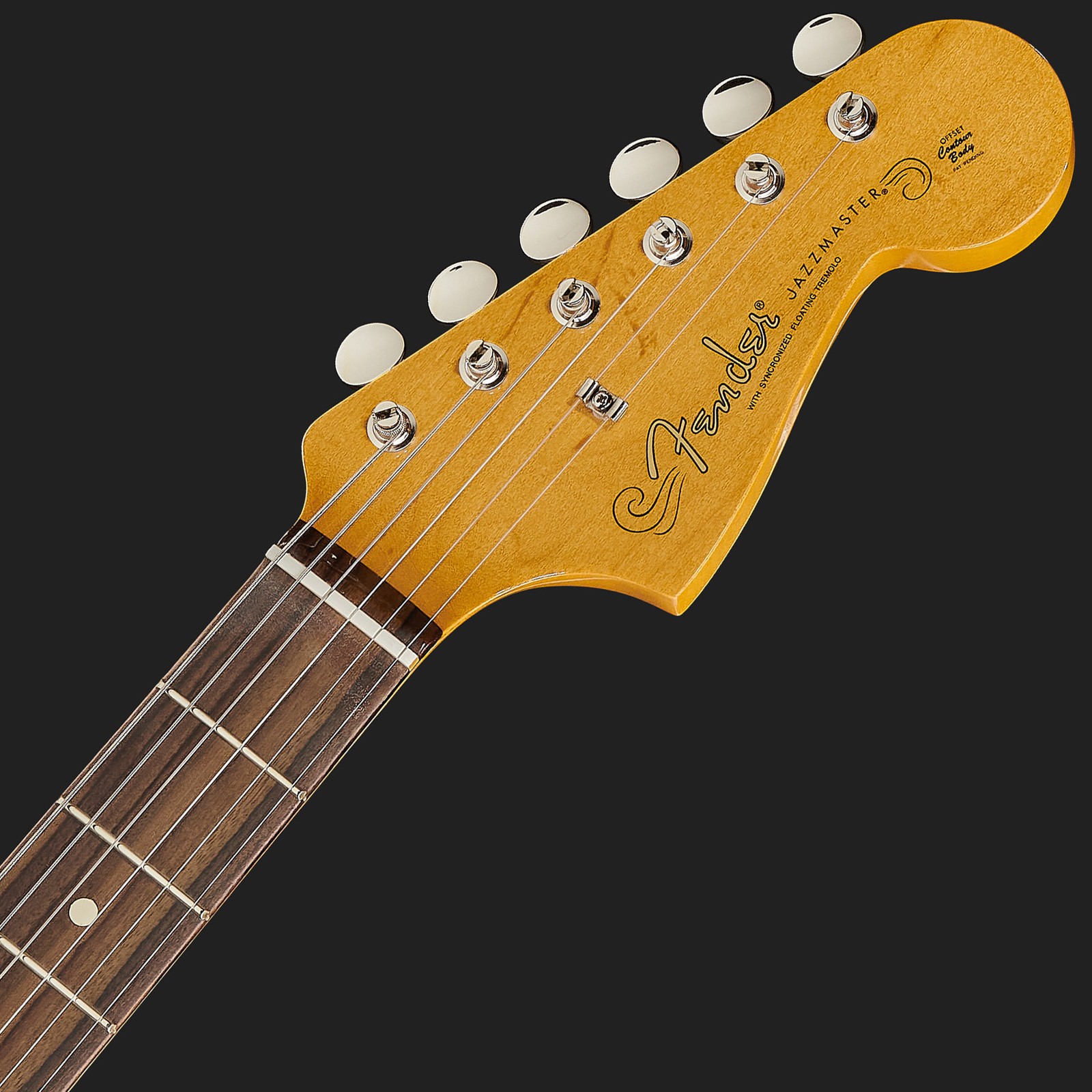 Fender Jazzmaster Kopfplatte und Hals mit Palisander Griffbrett