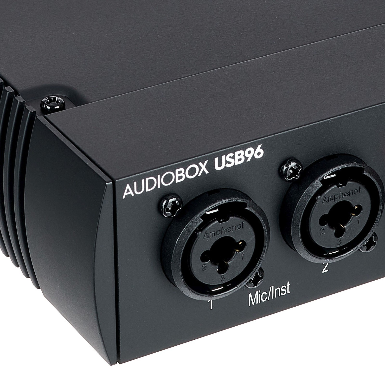 Inputs am Presonus AudioBox USB 96 25th Anniv Ed 2x2 USB 2.0 Recording-Interface 24-Bit / 96 kHz