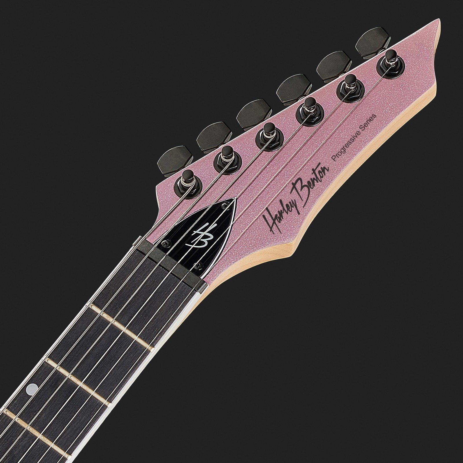 Rosa Harley Benton E-Gitarre Kopfplatte