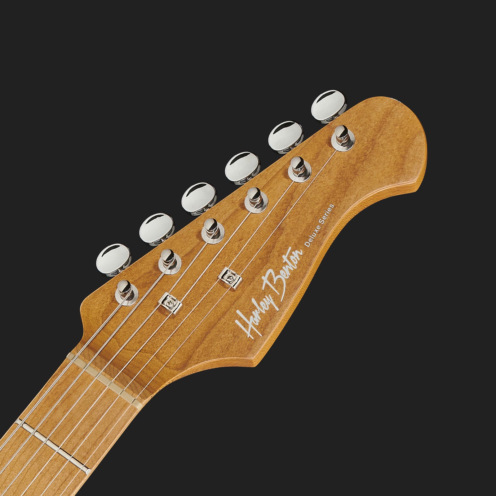 Kopfplatte der Harley Benton ST-Modern MN HSS FBB