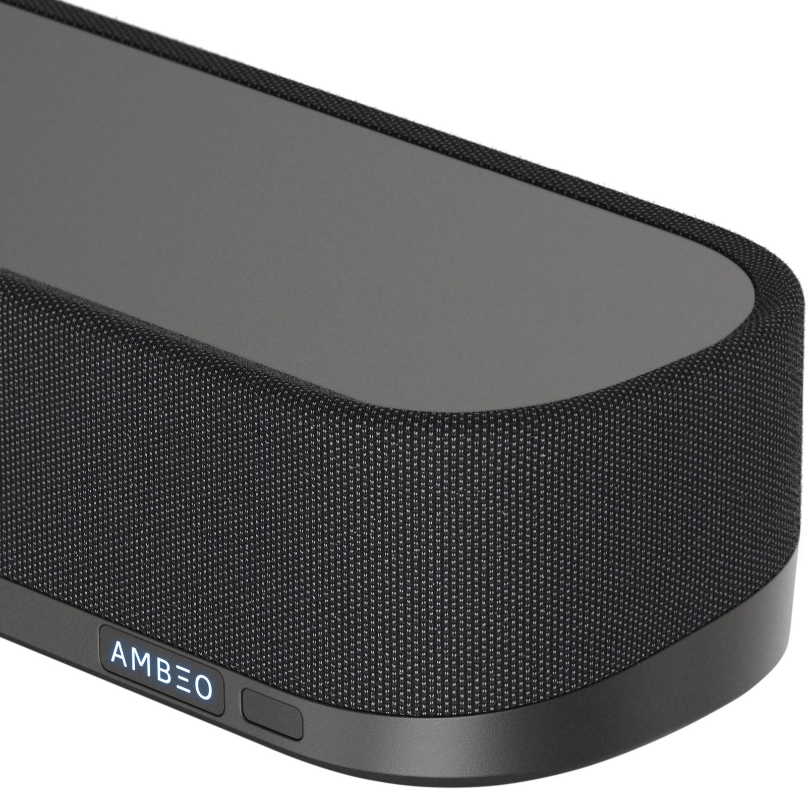 AMBEO Soundbar Mini de Sennheiser-Hearing avec logo allumé