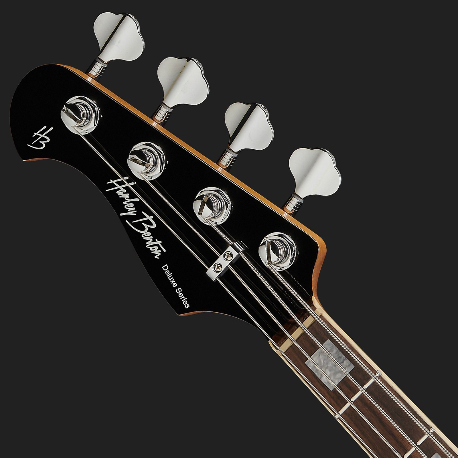 4-Saiter Linkshänder Bassgitarre Kopfplatte im Matched Headstock Design