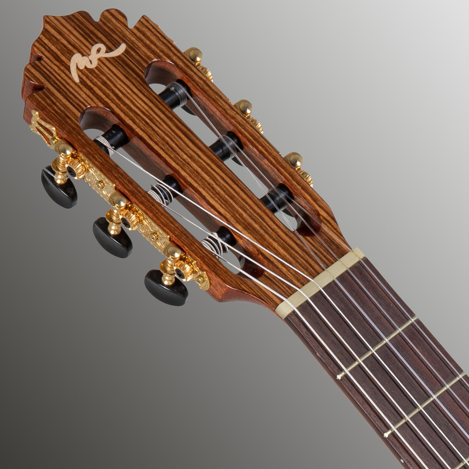 Konzertgitarre Kopfplatte