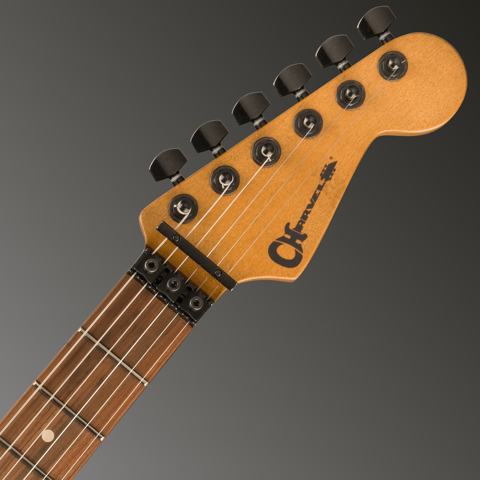 Charvel Kopfplatte mit Floyd Rose Klemmsattel