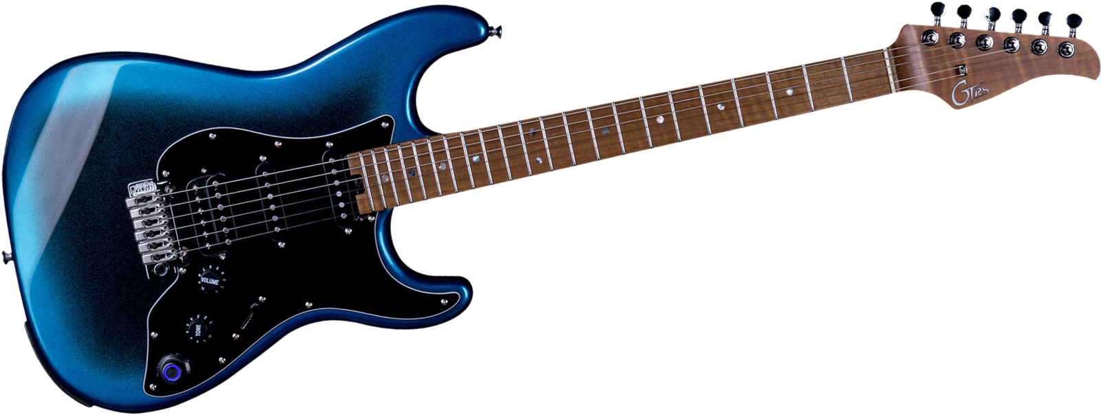 Front view of the Mooer GTRS Guitar Professional 801 DN electric guitar