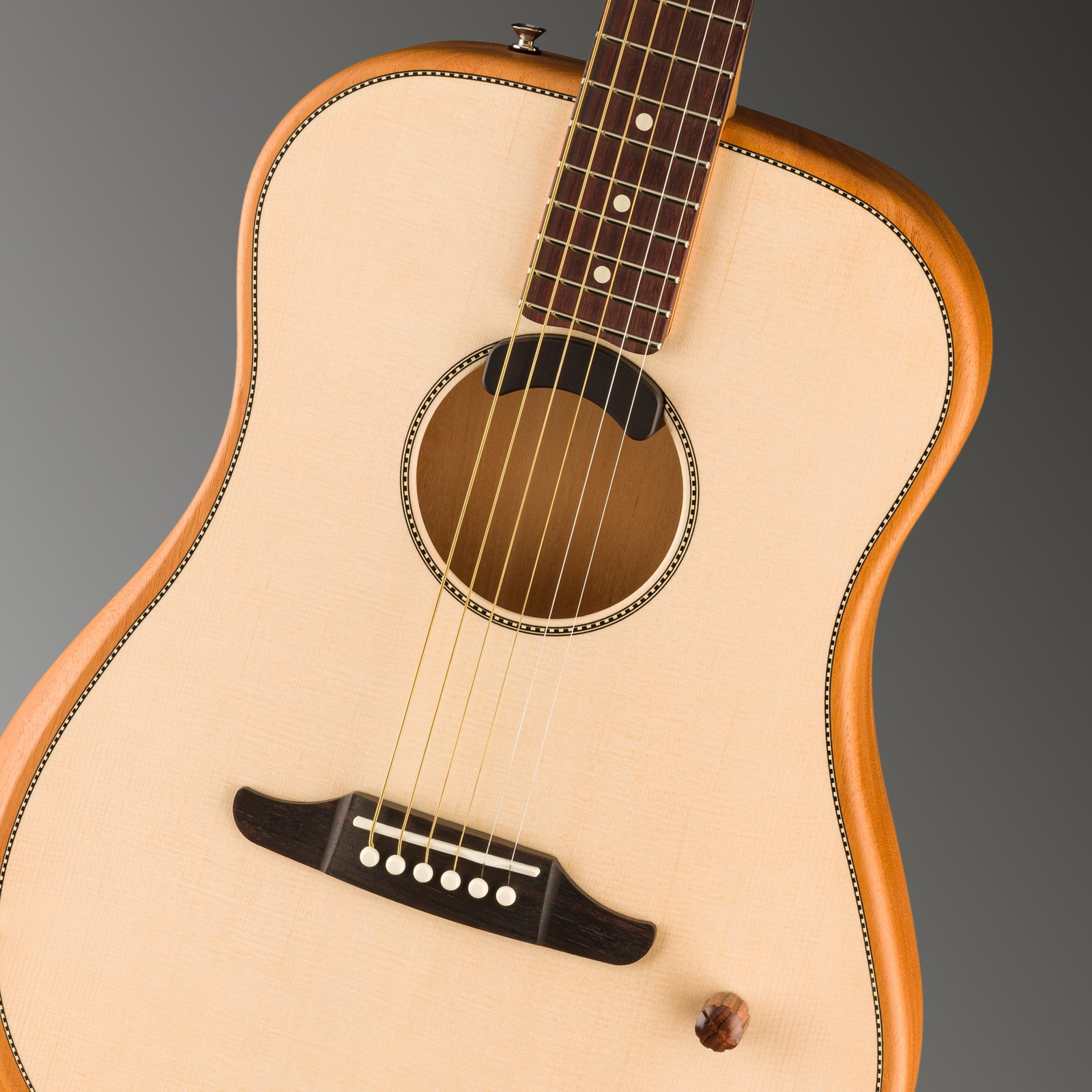 Sitka Fichtendecke der akustischen Fender Highway Dreadnought NAT Western