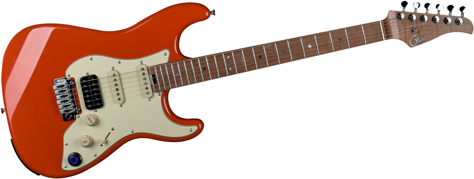 Mooer GTRS Guitar Professional 801 Fiesta Red, front view