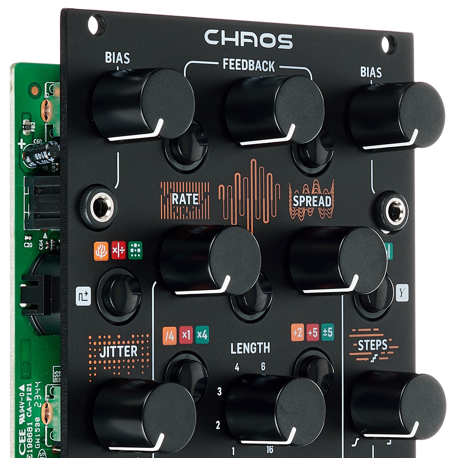 Bedienelemente des Behringer Chaos