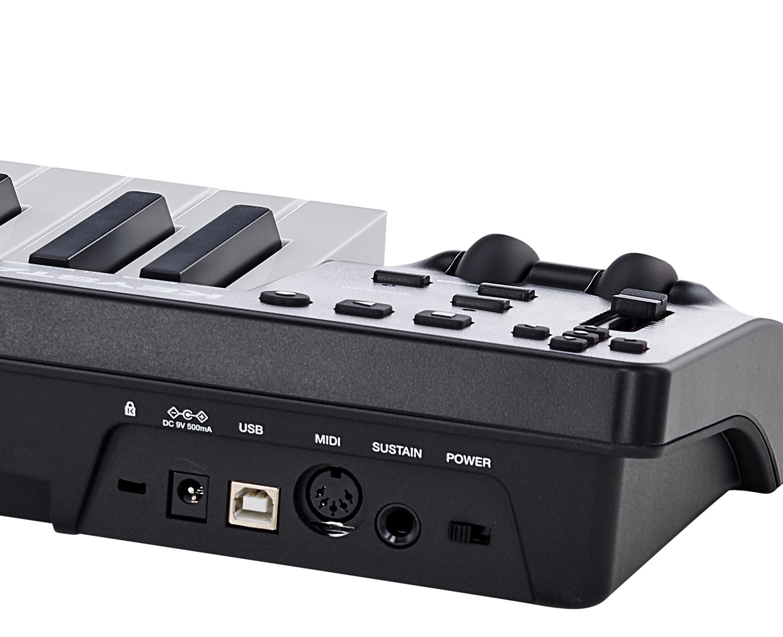 Connections on the M-Audio Keystation 61 MK3 USB MIDI Keyboard