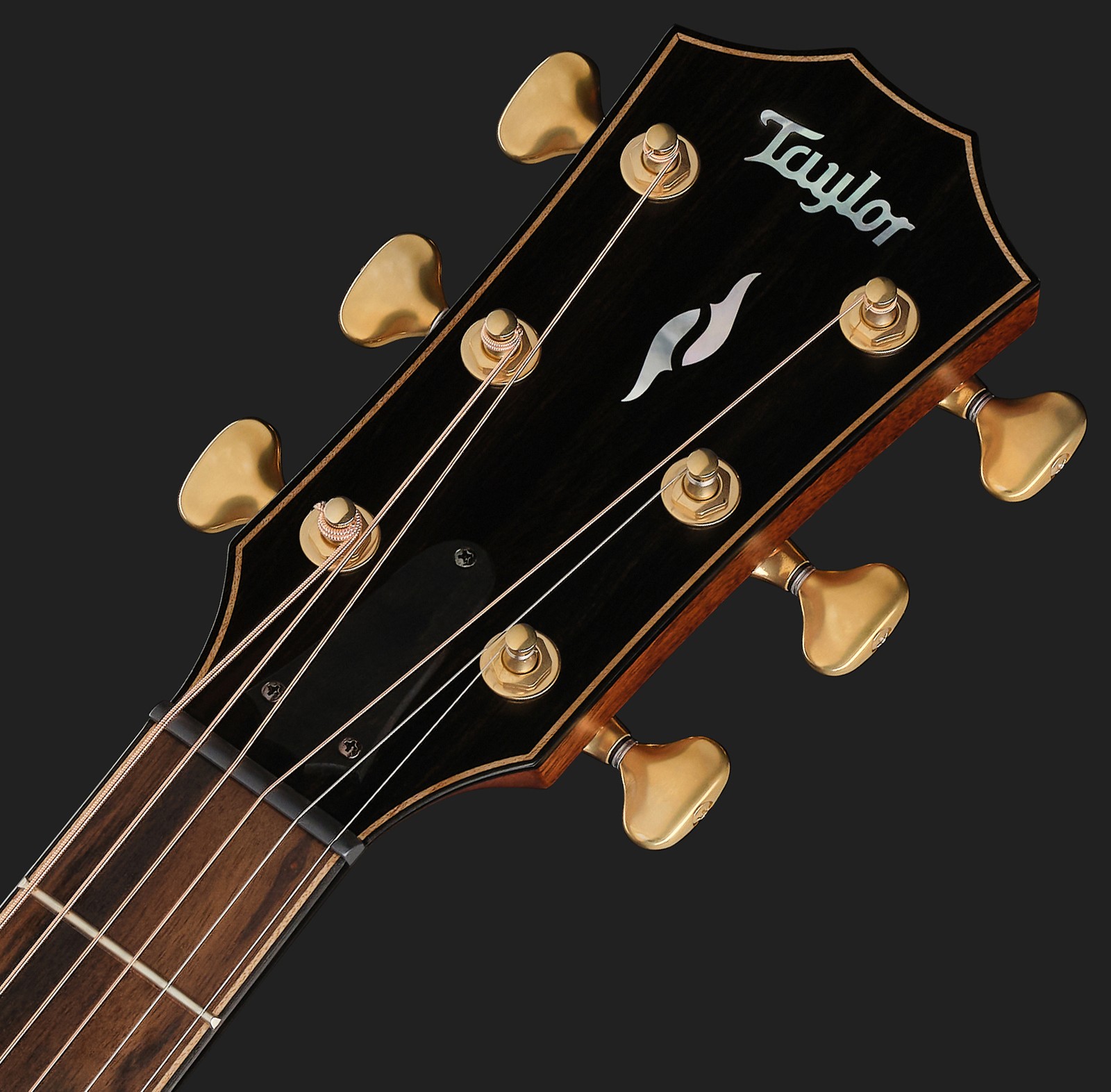 Kopfplatte der Taylor BE 814ce Adirondack Next Gen Westerngitarre