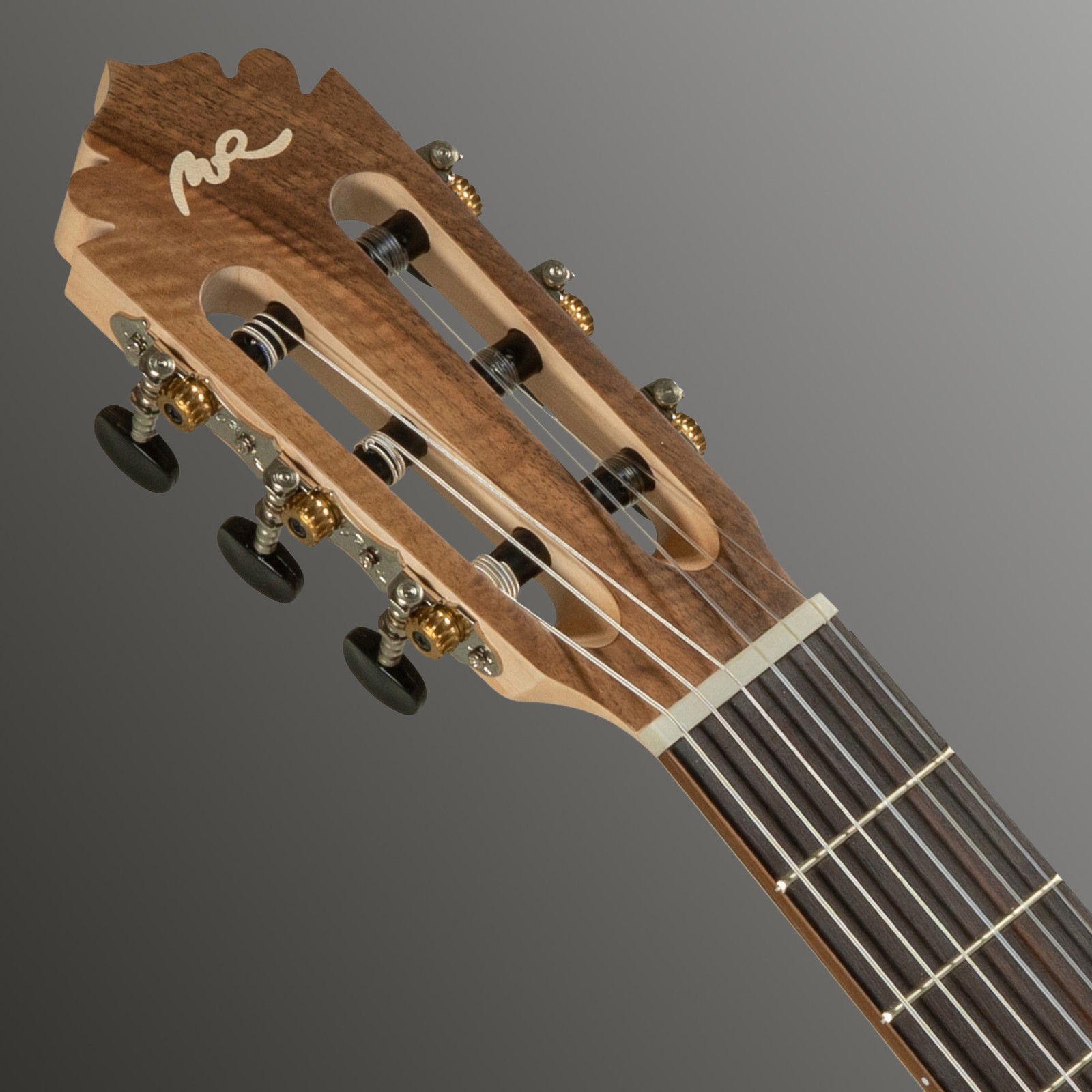 Konzertgitarre Kopfplatte