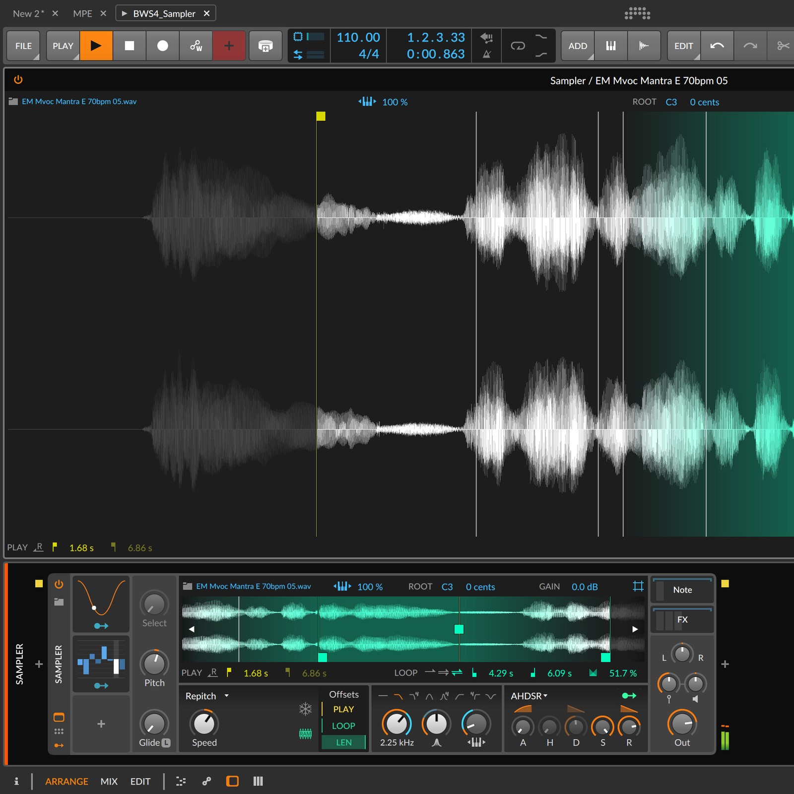 Bitwig Studio Producer Screen