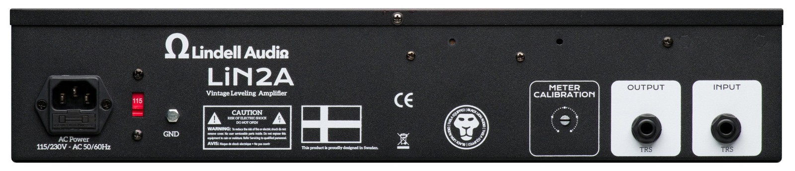 Lindell Audio LiN2A Rear panel connections
