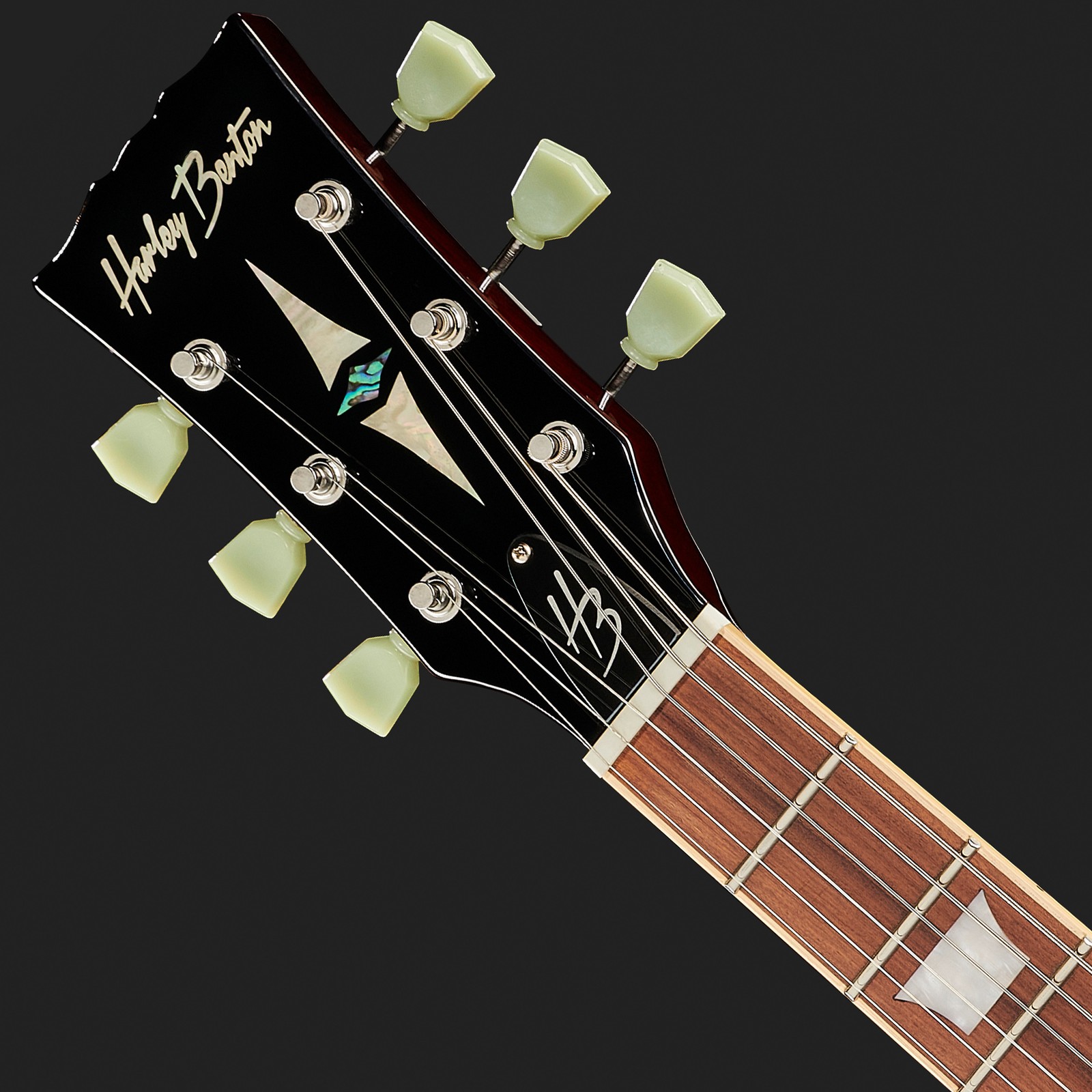 Harley Benton E-Gitarre Kopfplatte