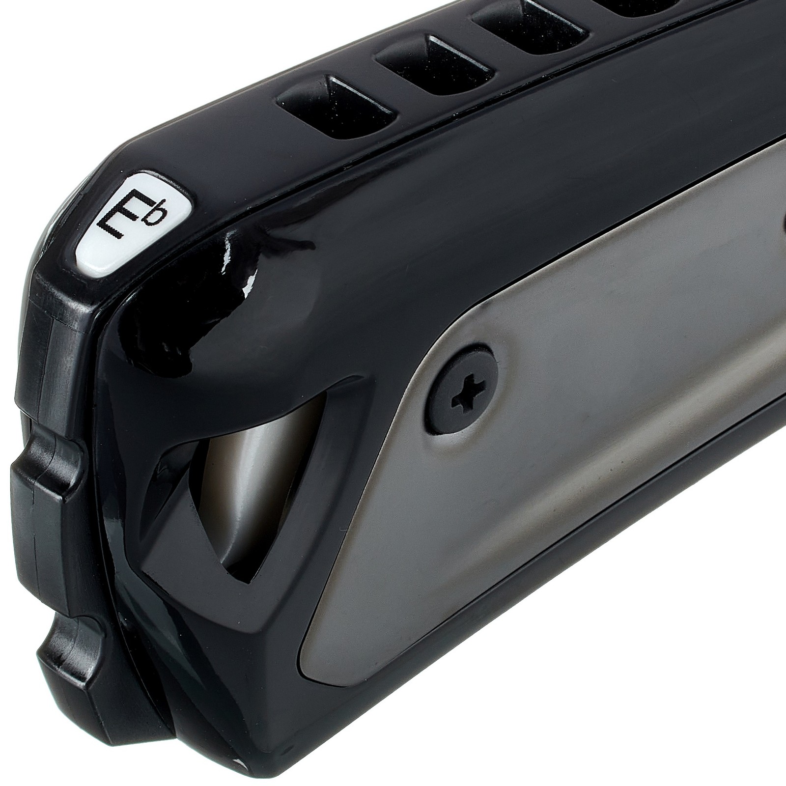 Mundharmonika Yonberg schwarz mit Anzeige der Stimmung