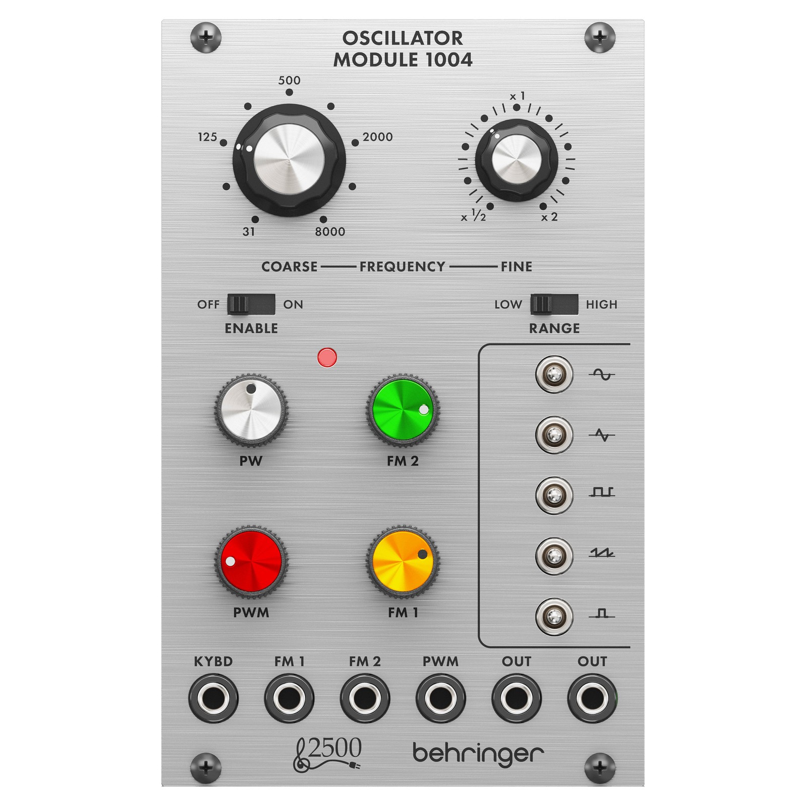 Frontansicht des Behringer Oscillator Module 1004