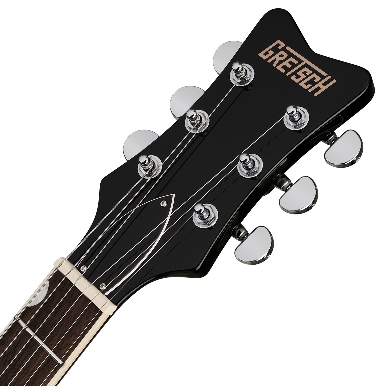 Kopfplatte der Gretsch STRML JET CLUB E-Gitarre